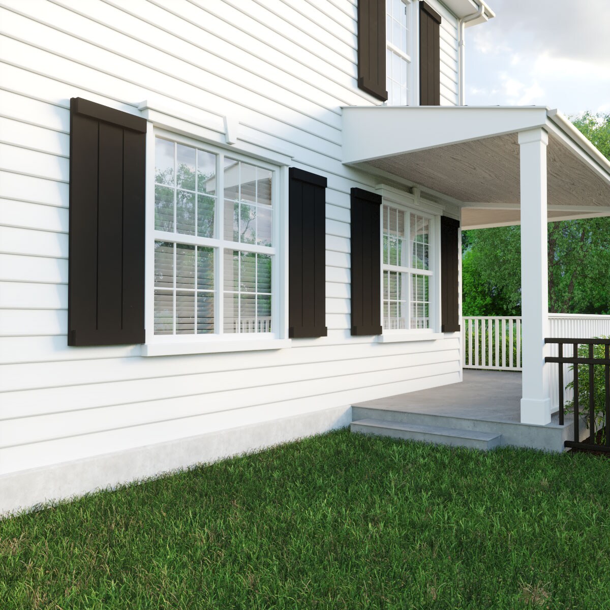 Ekena Millwork SHUBJE16X50SMPR Exterior-Shutters - View #9