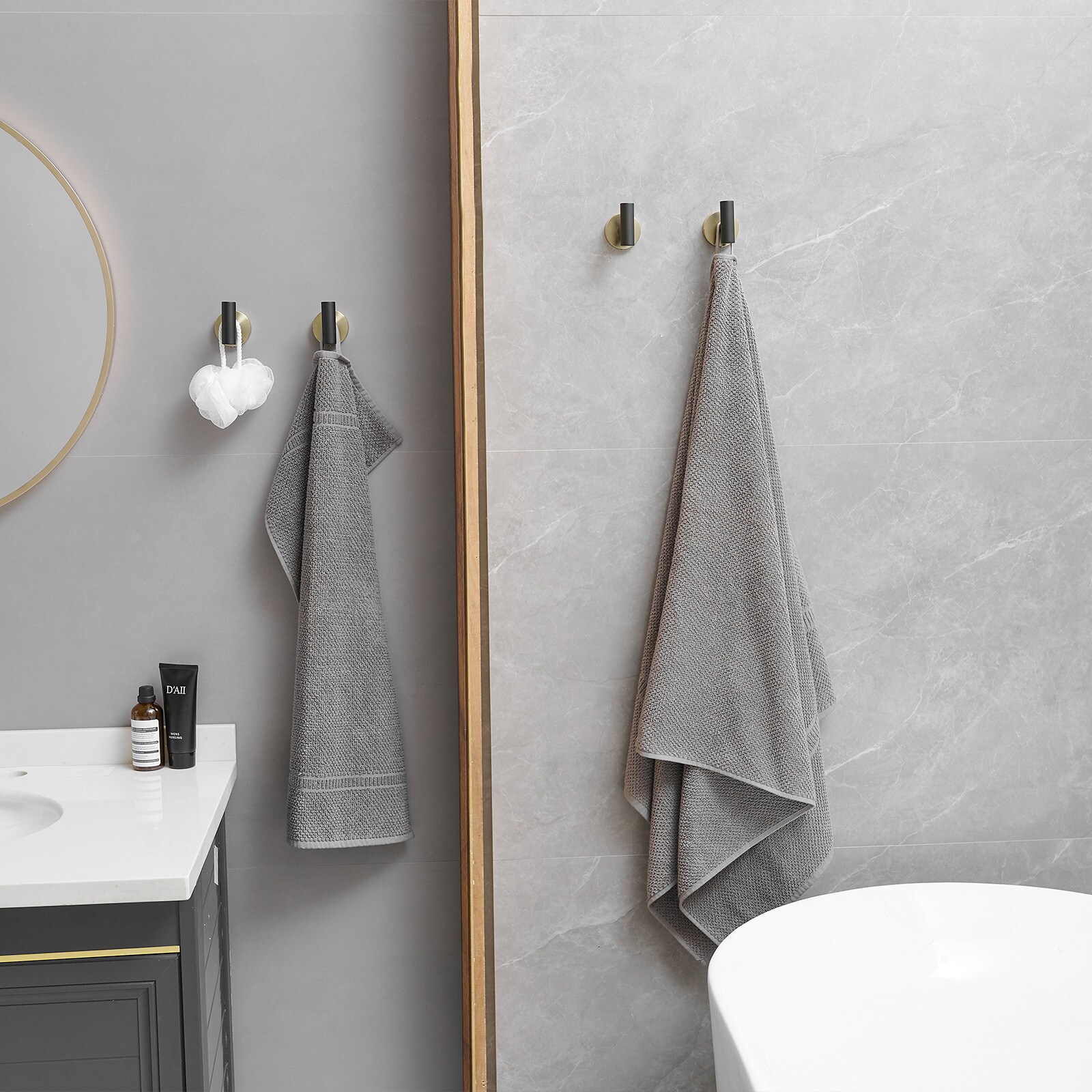 BWE A-91004-4-GBK-1 Robe-Hooks - View #5