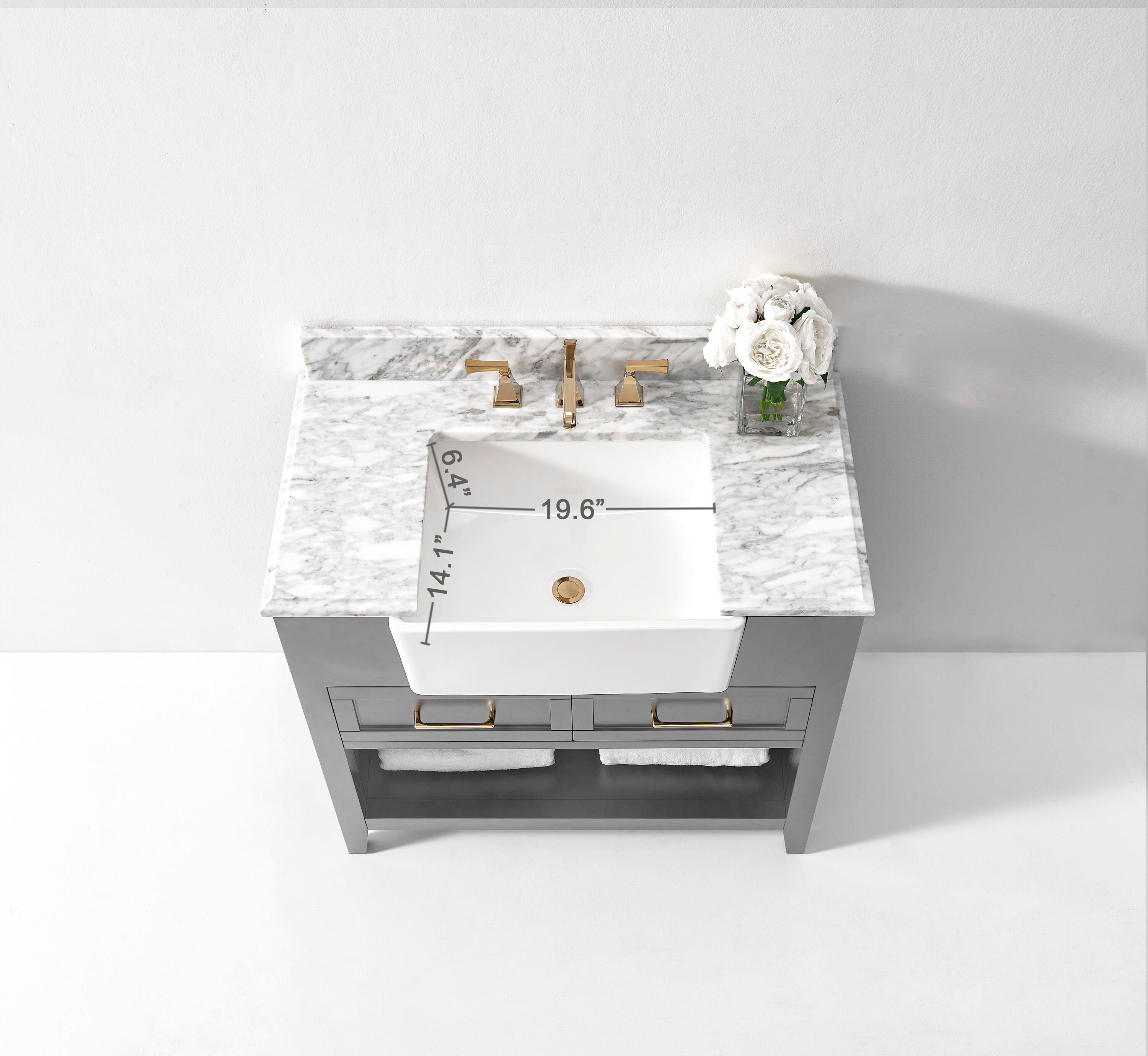 Ancerre Designs VTS-HAYLEY-36-SCG-CW Bath-Vanity-Combo - View #6