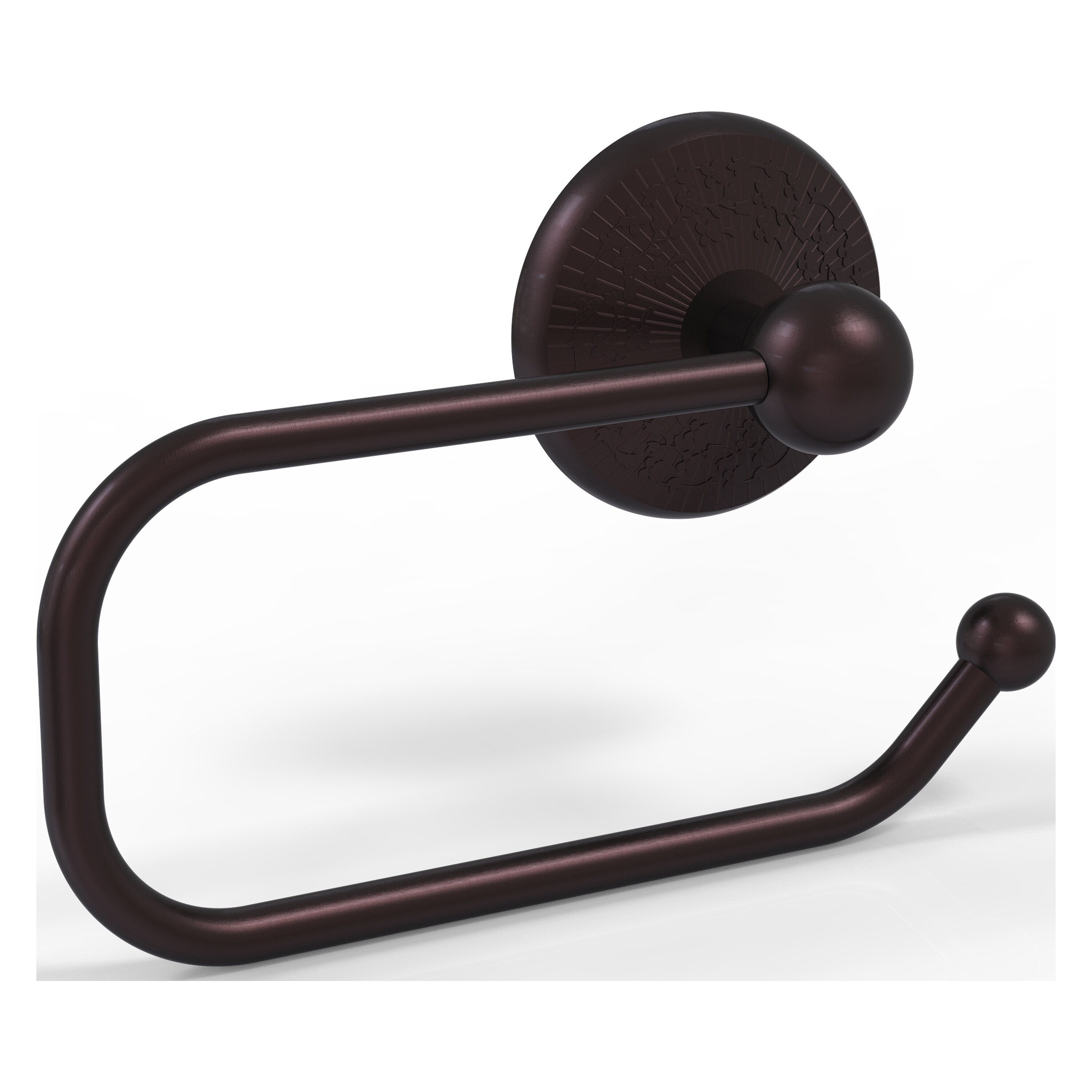 Allied Brass MC-24E-ABZ Monte Carlo Antique Bronze Wall mount Single post Toilet Paper Holder 1 -Rolls with Storage