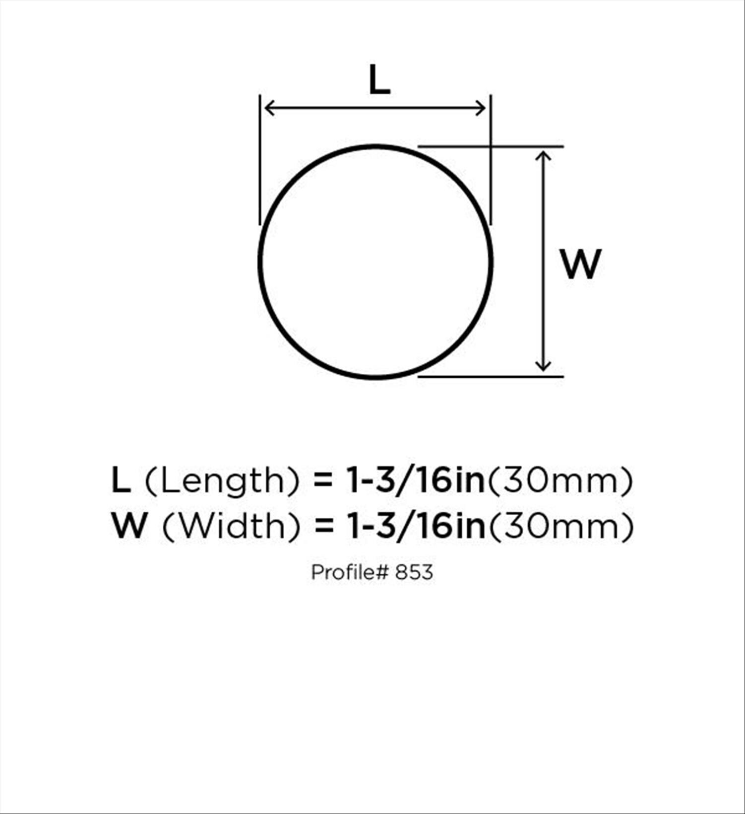 Amerock BP85326 Cabinet-Knobs - View #8