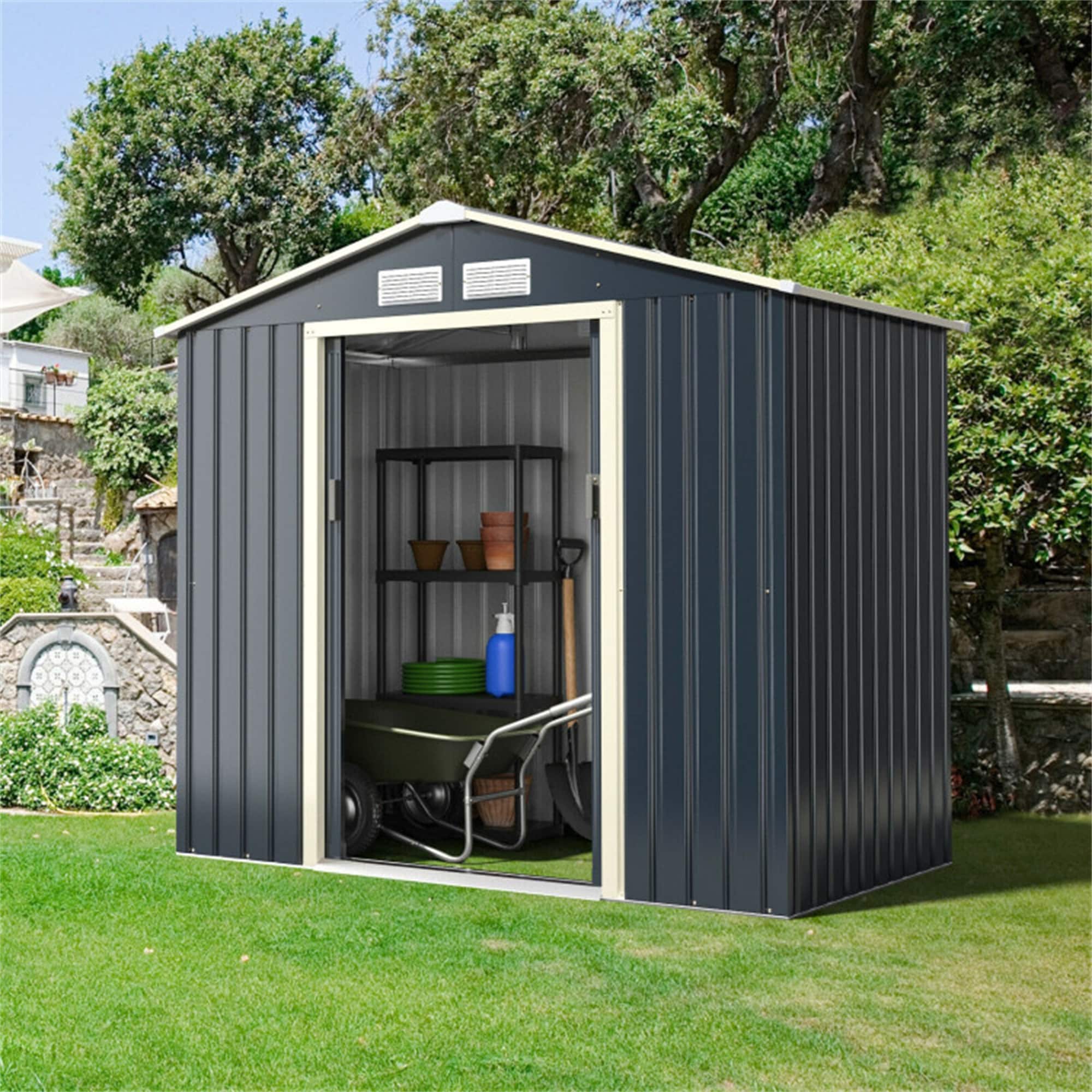BABOOM BOM-3731GR+-CO Metal-Storage-Buildings-Sheds - View #5