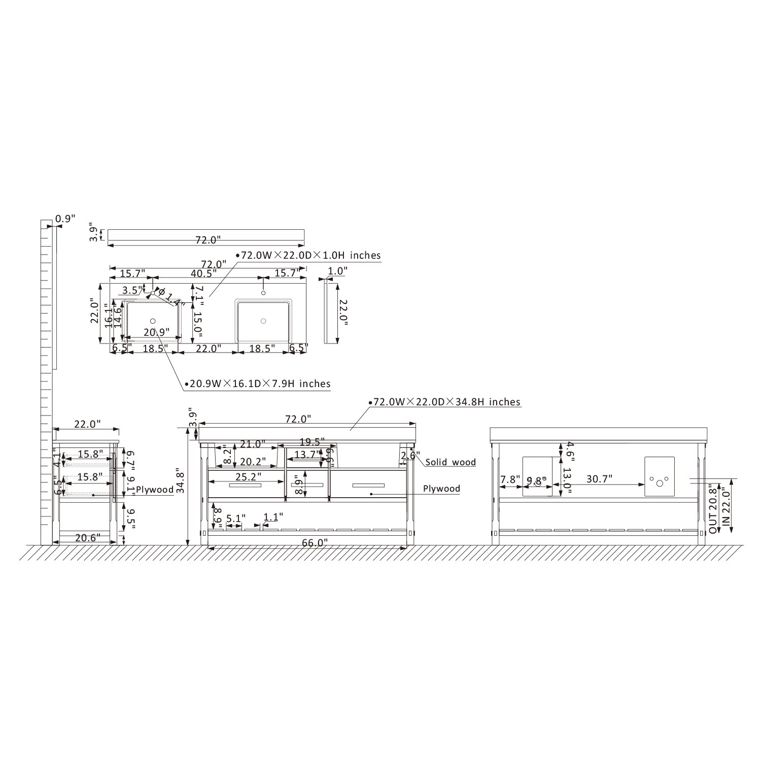 Altair 537072-JB-AW-NM Bath-Vanity-Combo - View #10