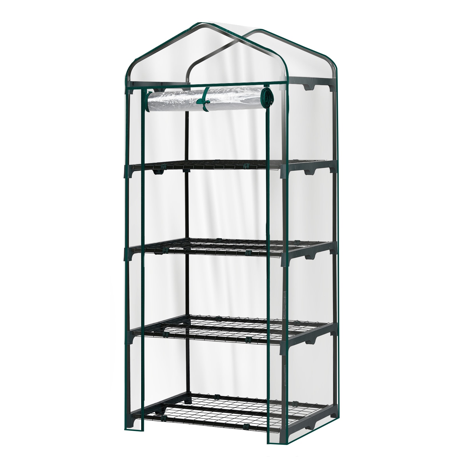 Outopee 2.25-ft L x 1.58-ft W x 5.16-ft H Transparent Greenhouse Kit