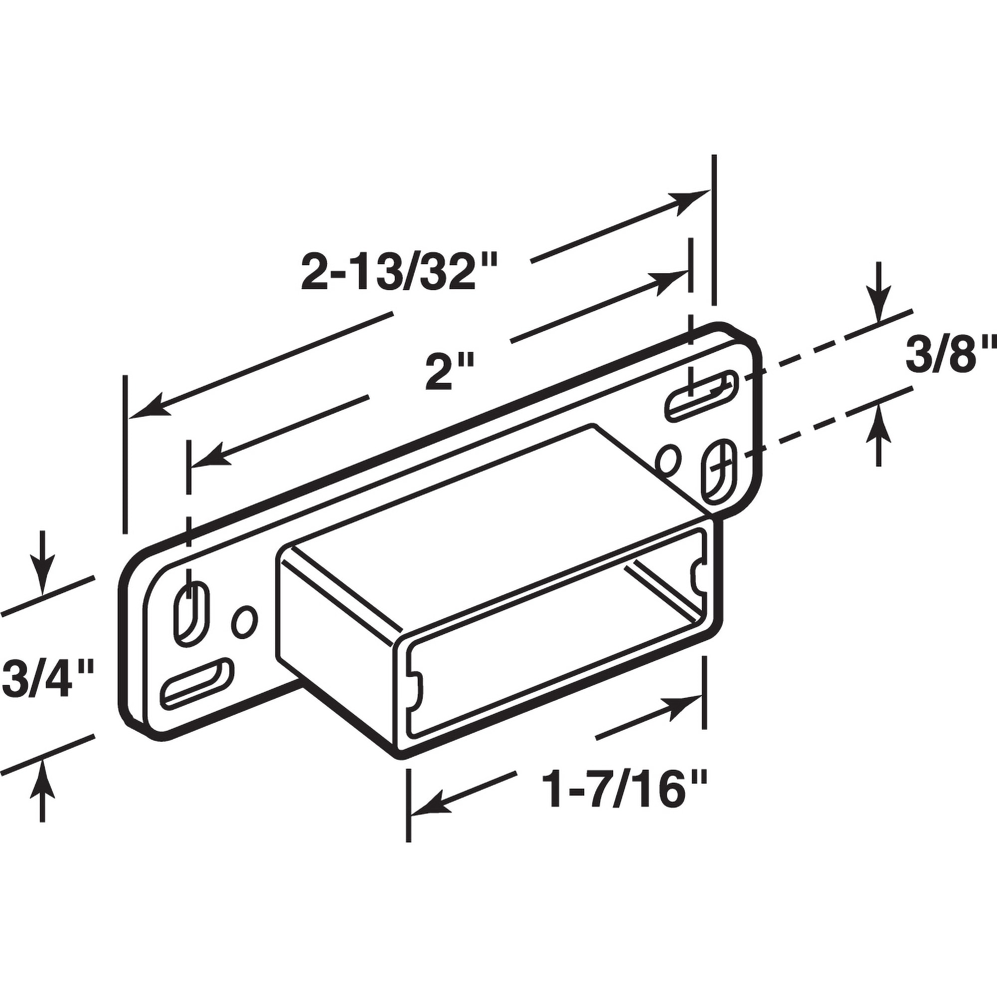 Prime-Line R 7145 Drawer-Hardware - View #2