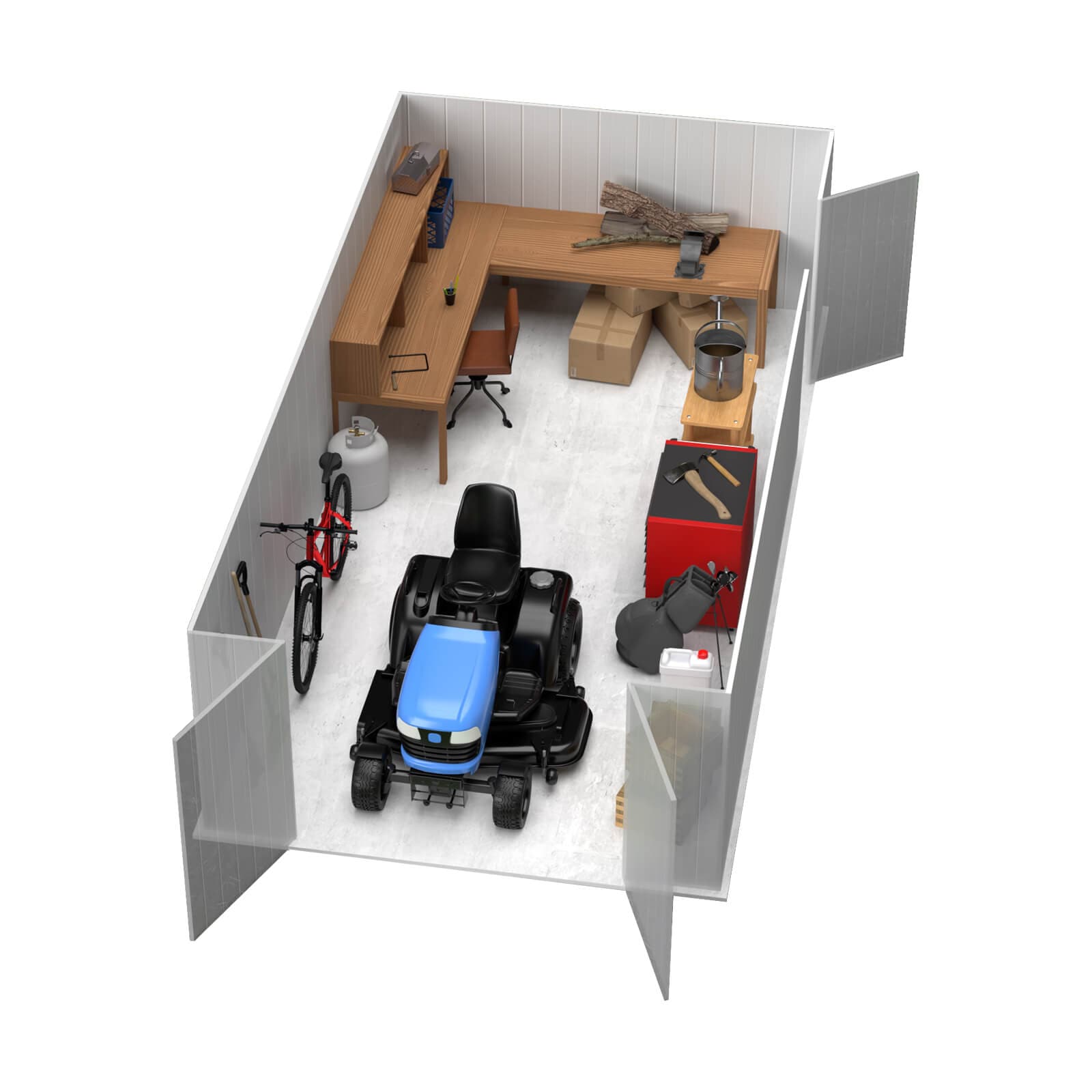 ABSCO AB1126 Metal-Storage-Buildings-Sheds - View #4