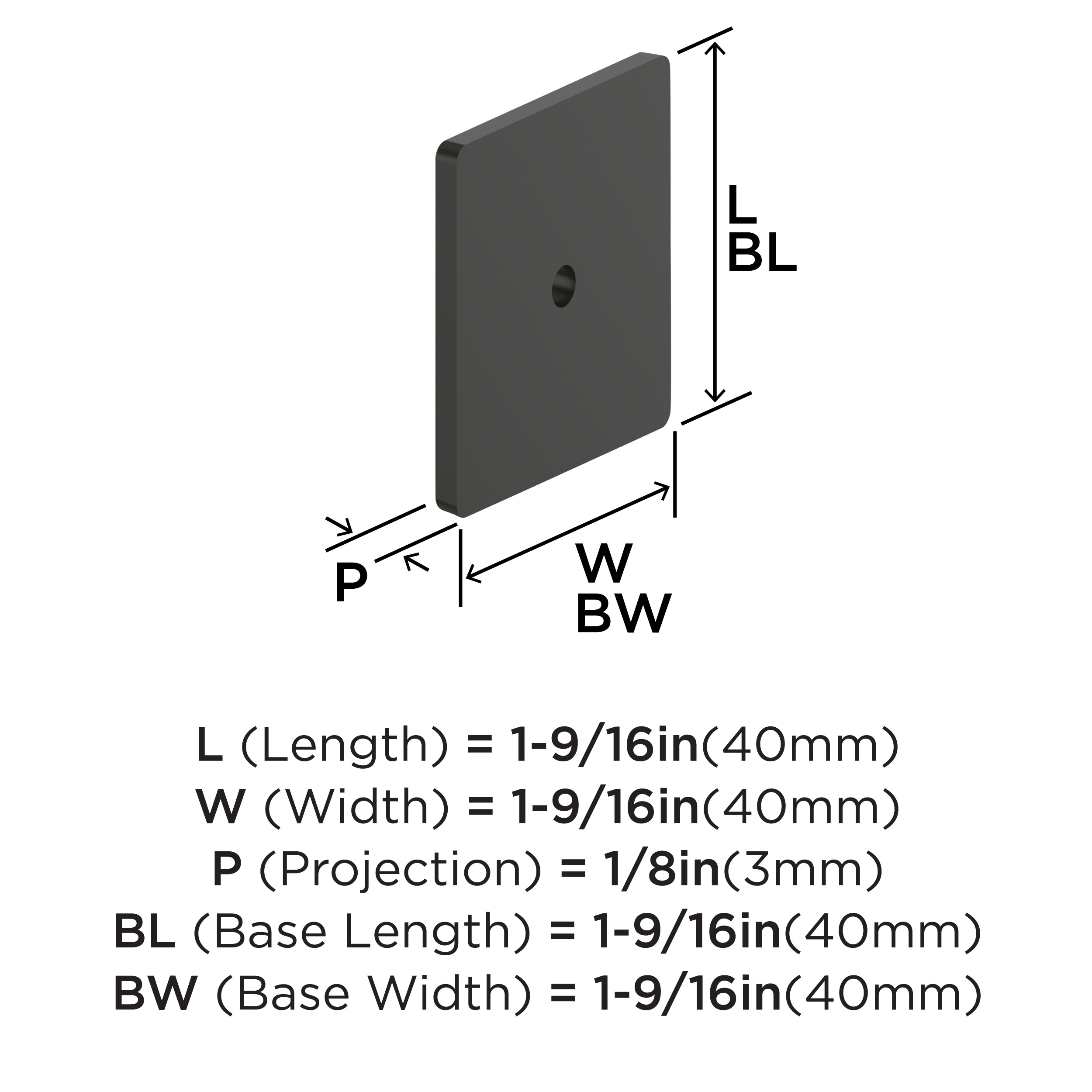 Amerock BP37600MB backplates - View #4