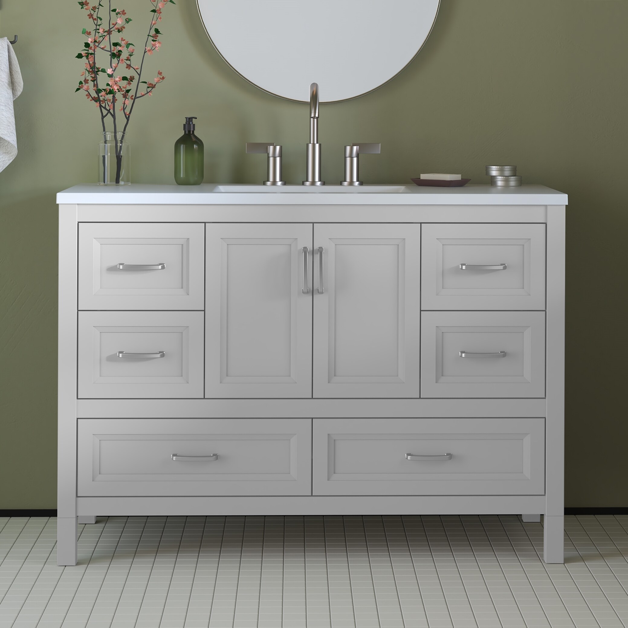 Diamond at Lowes - Organization - Vanity Mirror with Storage