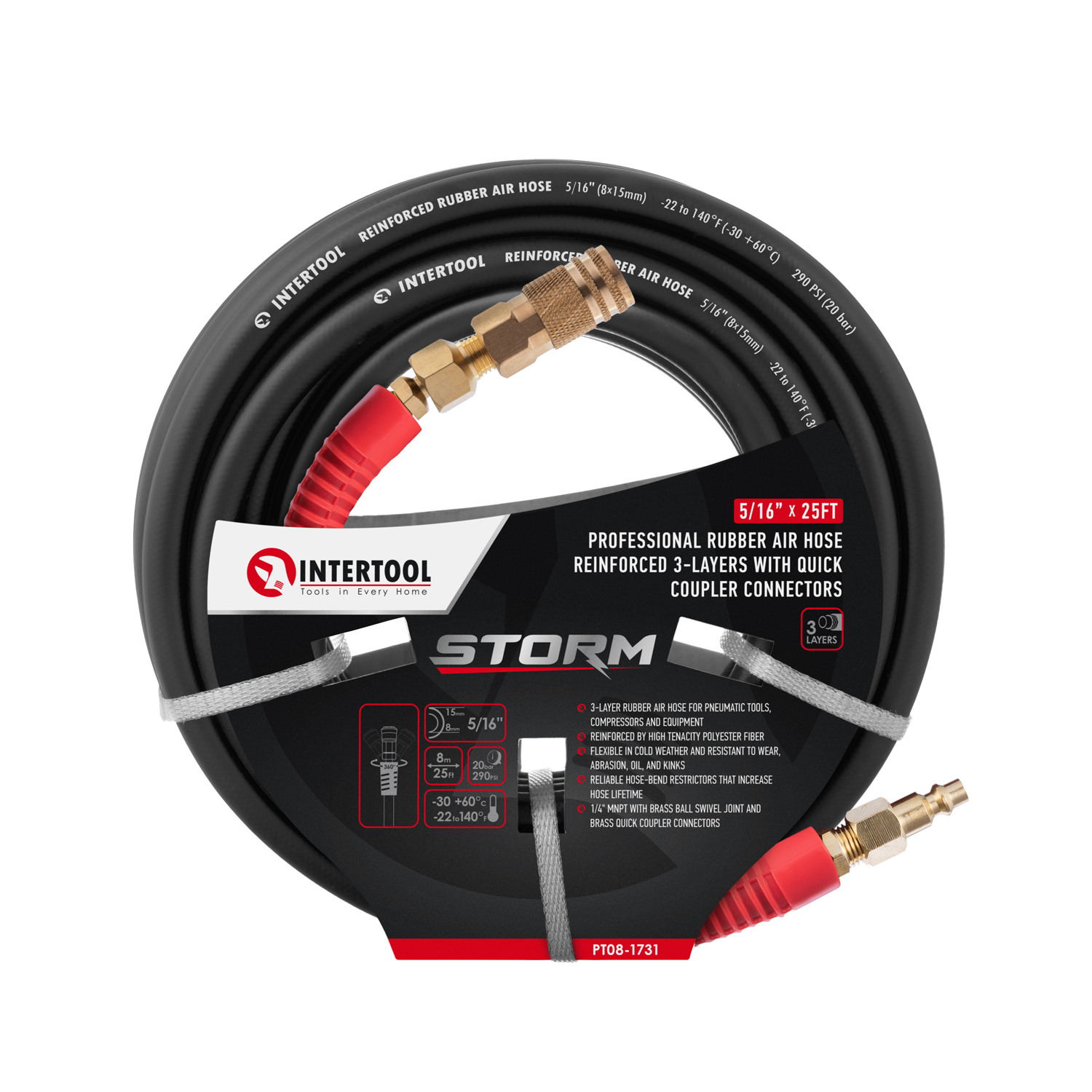 INTERTOOL PT08-1731 Air-Tool-Hoses - View #5