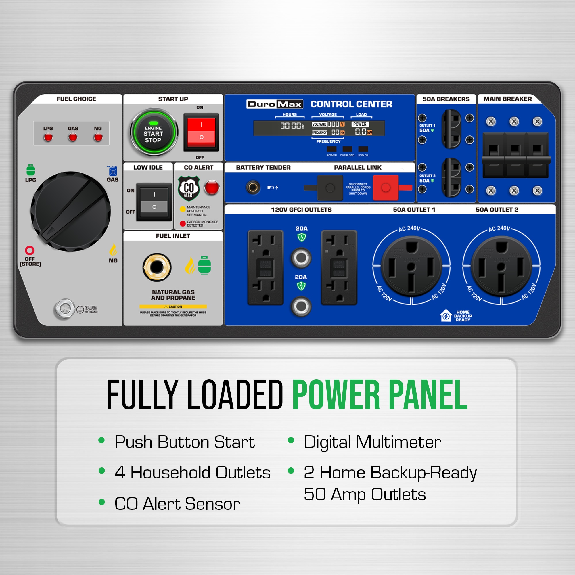 DuroMax XP16000IHT Inverter-Generators - View #4
