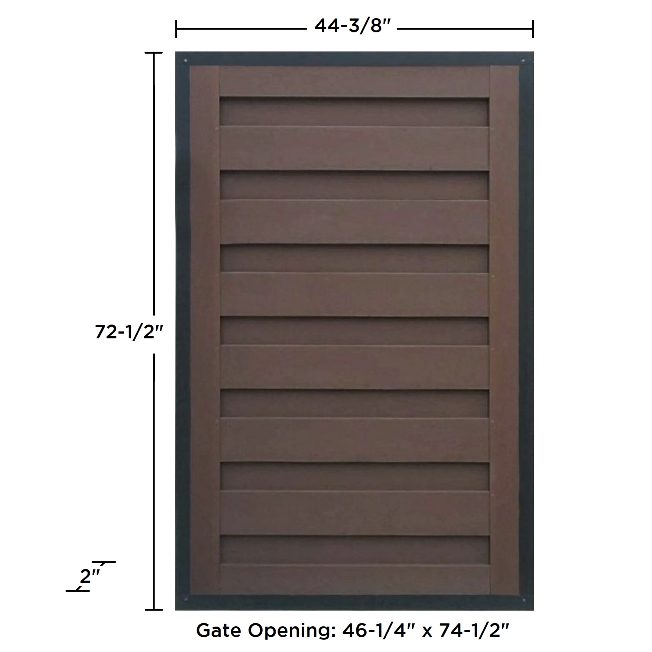 Trex Fencing TFBG4WKITH-PCF Composite-Fence-Gates - View #5