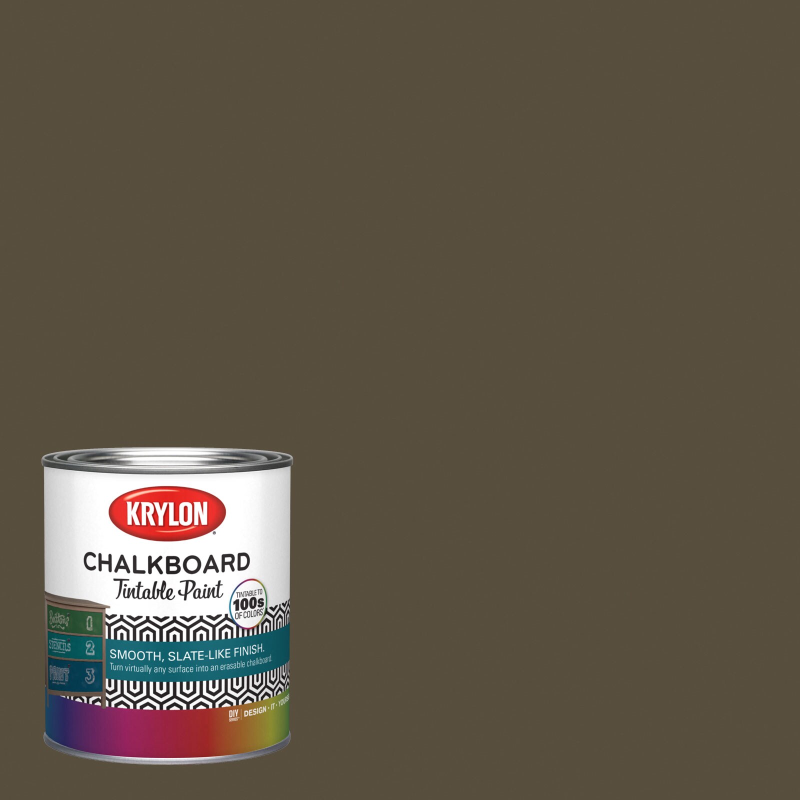 Krylon Roasted Sepia 6006-2c Latex Chalkboard Paint (1-Quart) in the Craft  Paint department at