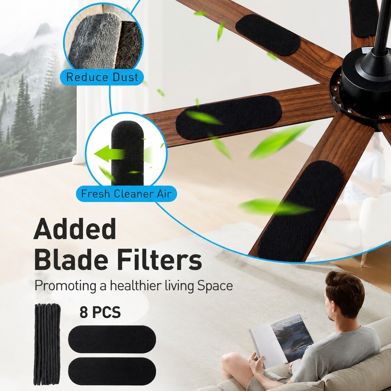 IUEST LIU0818R078 Ceiling-Fans - View #3
