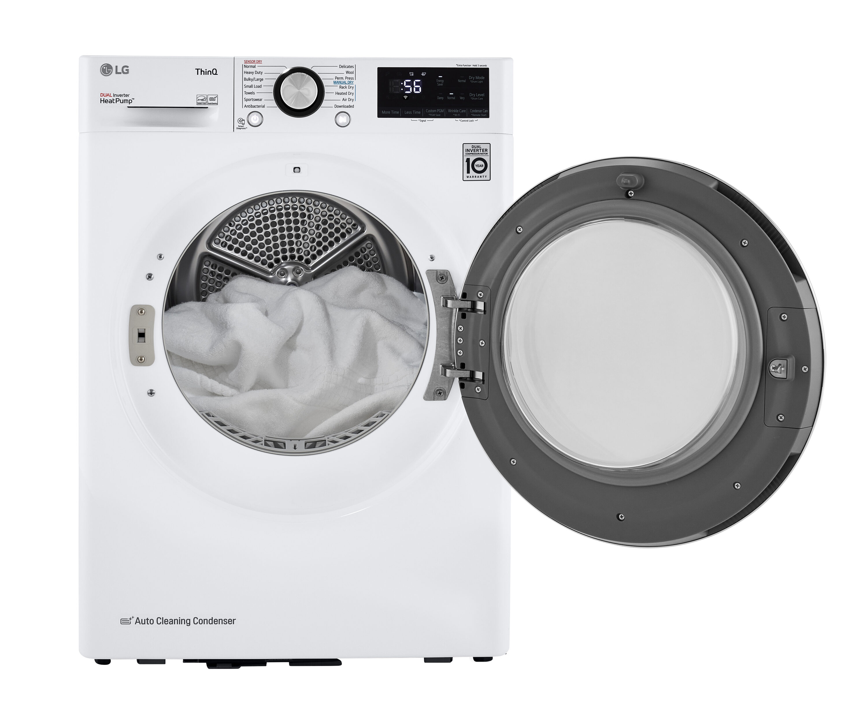 Miele T1 Series 4.02-cu ft Stackable Ventless Smart Electric Dryer