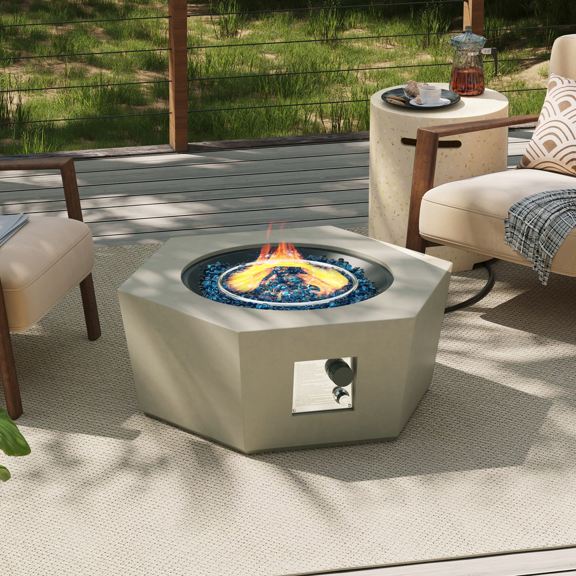 UPHA 41SMS-6BX-MBF Outdoor-Gas-Firepits - View #2