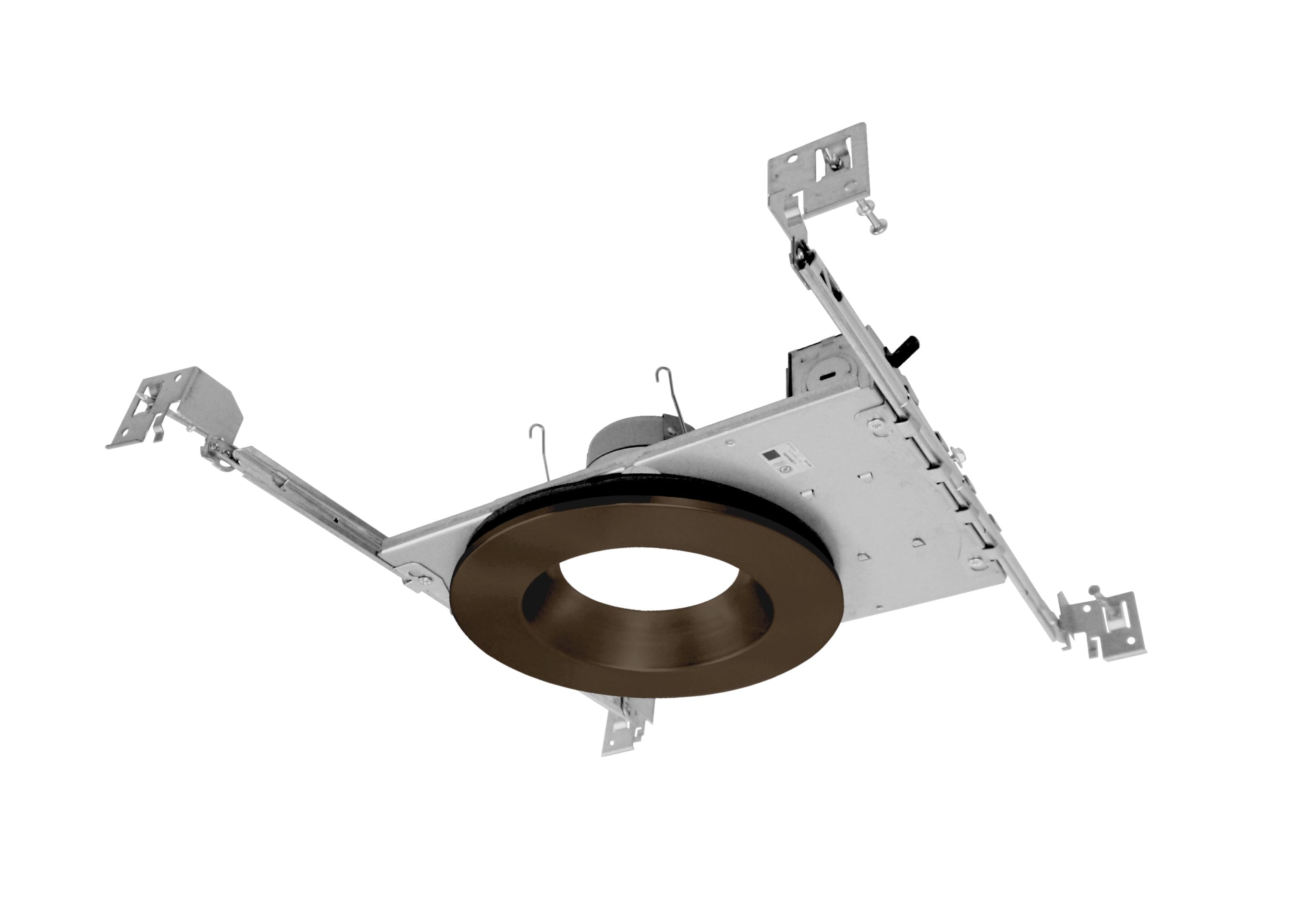 Nicor Lighting DLR565SYS083KOB DLR5608 System 6-in LED New construction Oil-Rubbed Bronze Airtight IC Open Recessed Light Kit