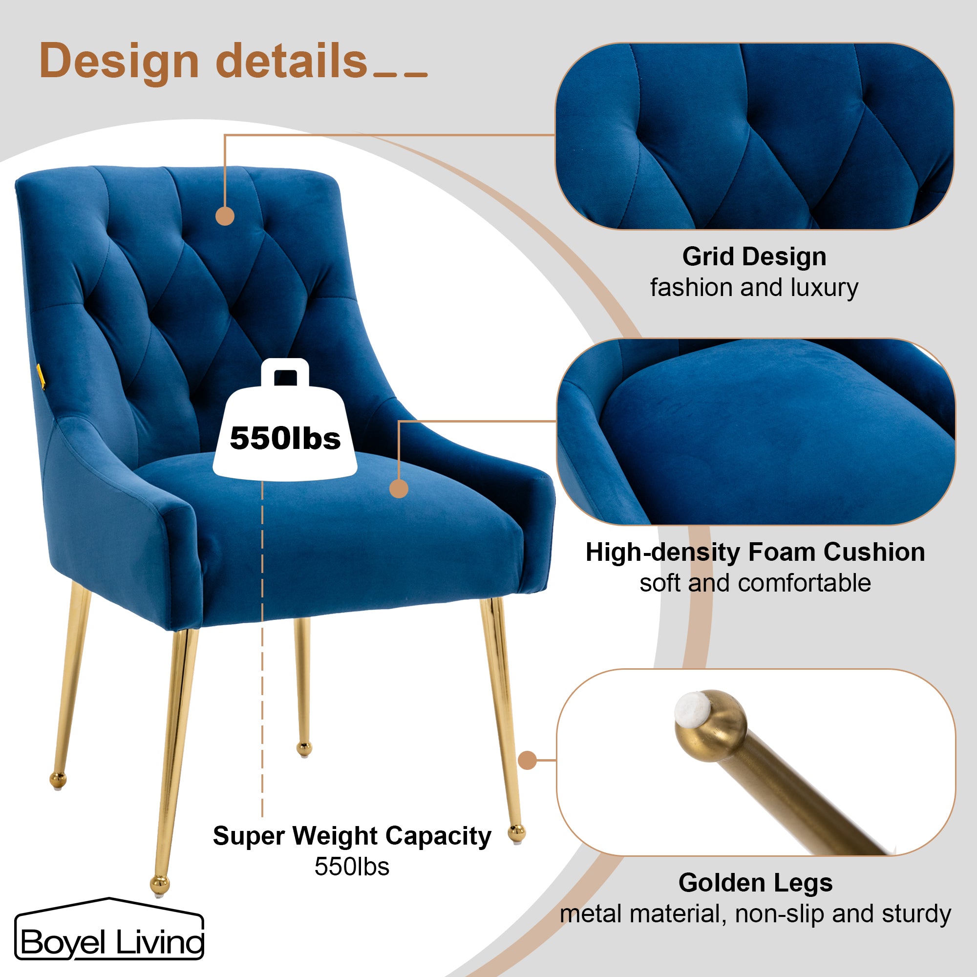 Boyel Living HFSN-196NY Dining-Chairs - View #5