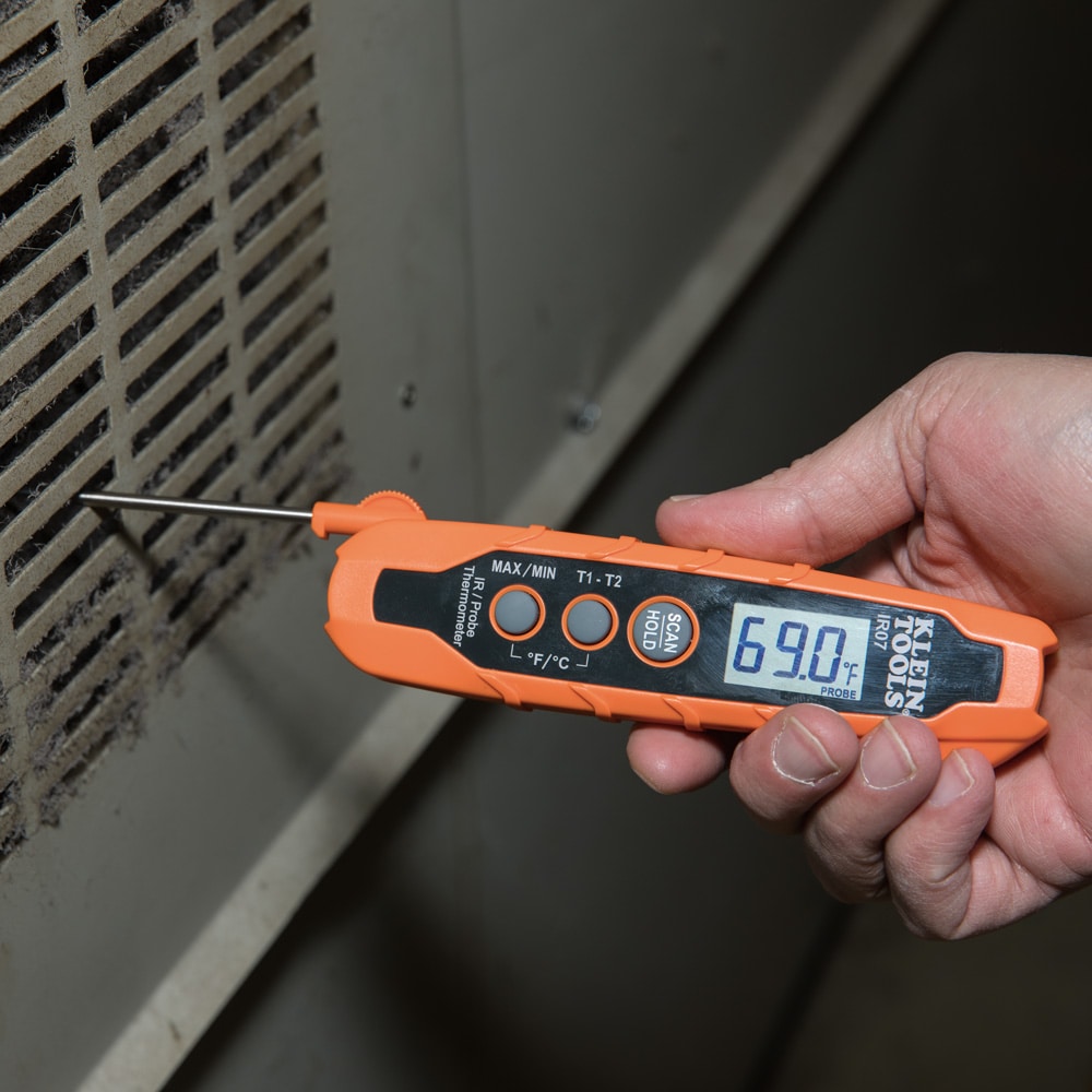 Klein Tools Digital Tester Kit Infrared Thermometer in the Infrared  Thermometer department at