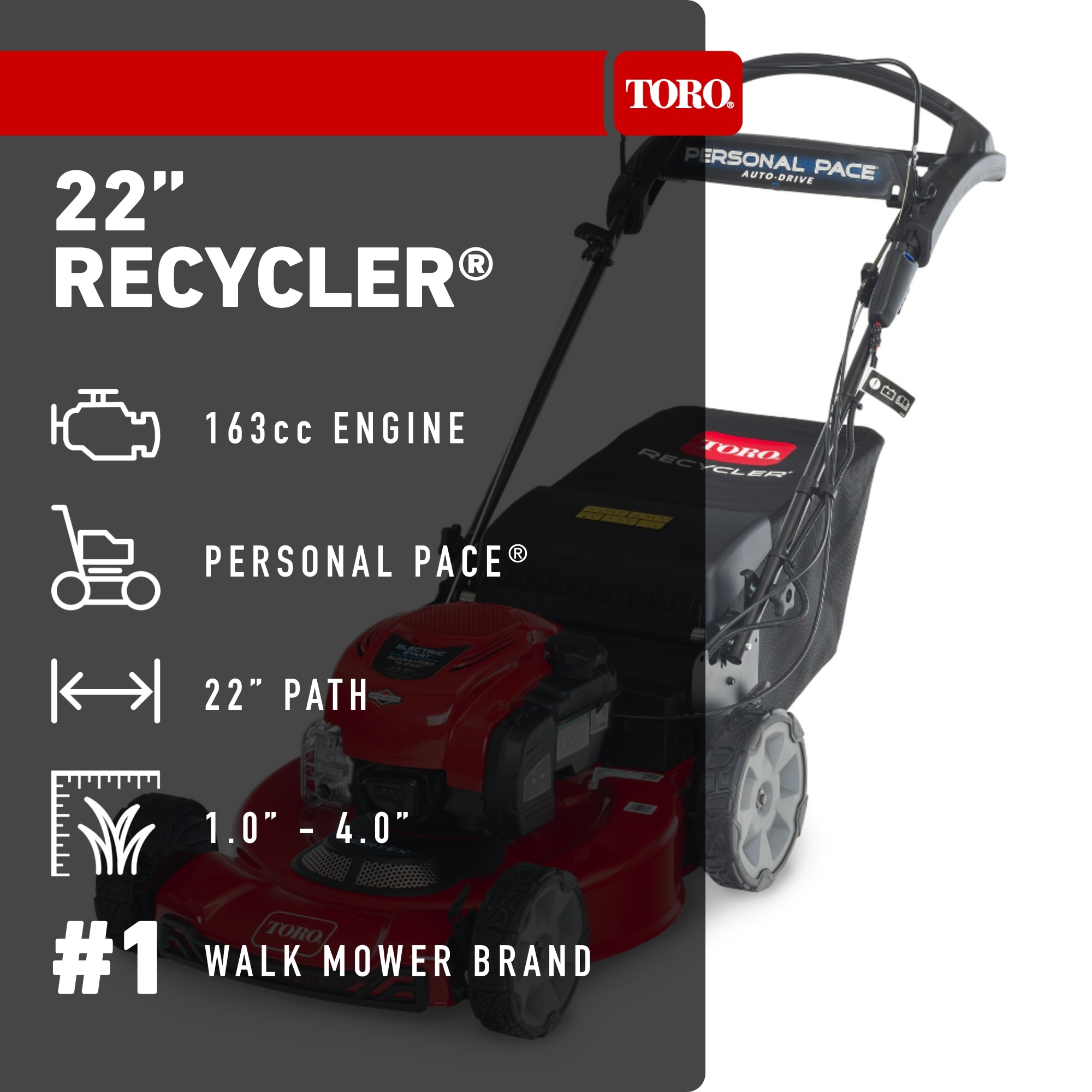 Toro 21462 Gas-Walk-Behind-Mowers - View #2