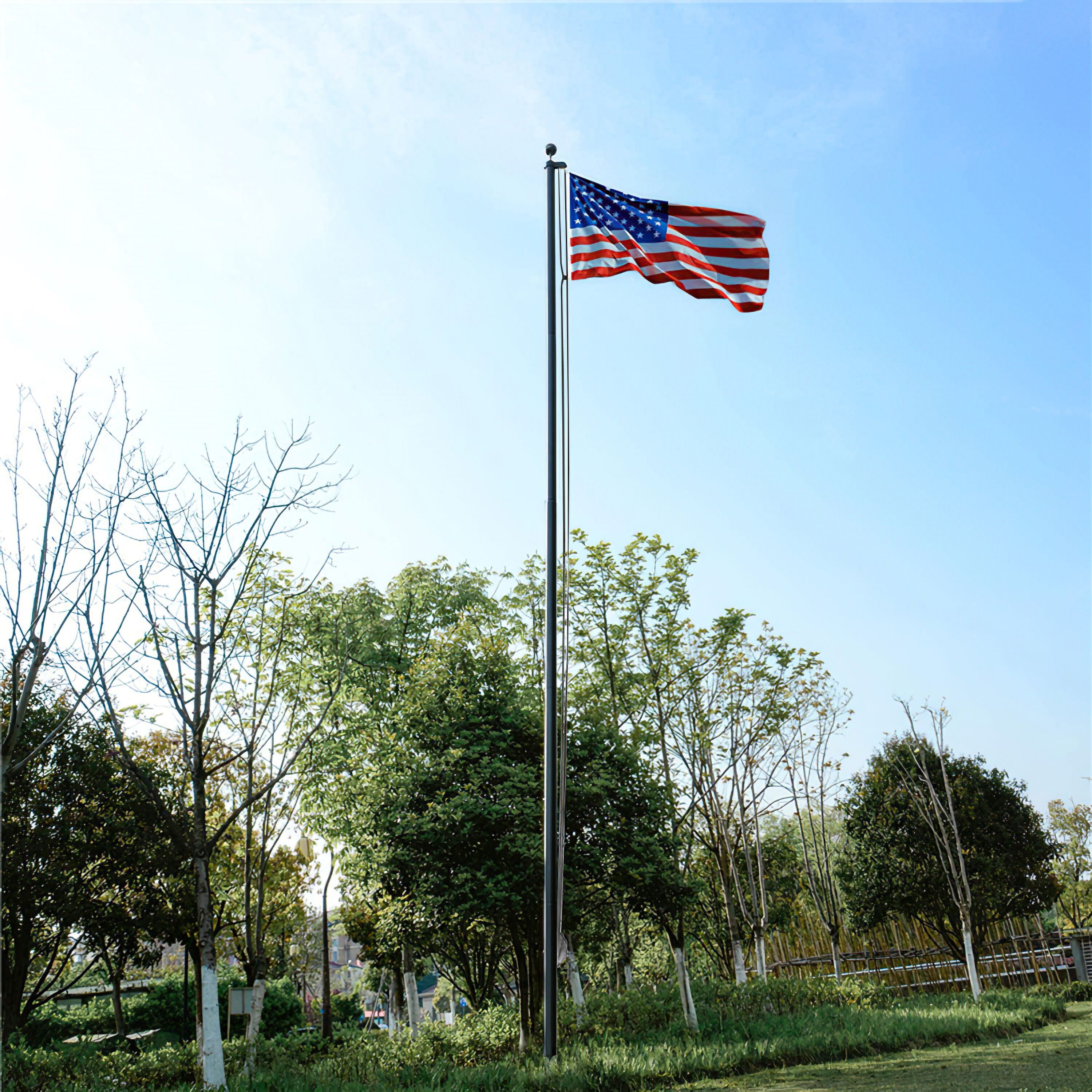 Anley Chicago Cub Win Combo Flag 5-ft W x 3-ft H American Flag in the  Decorative Banners & Flags department at