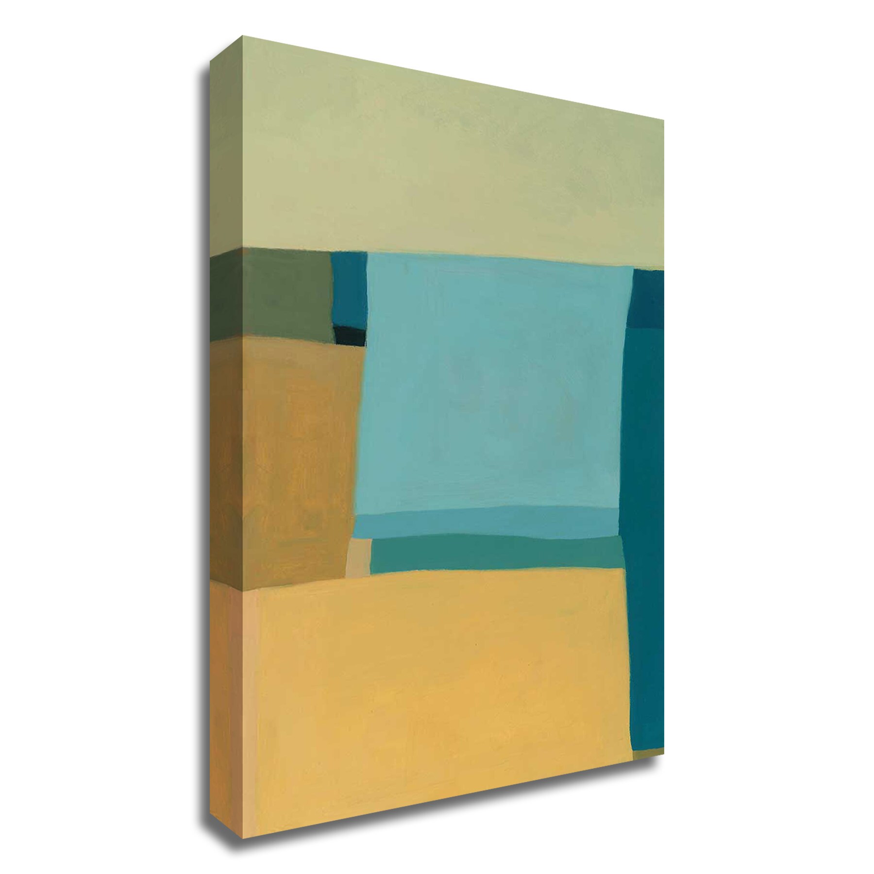 Tangletown Fine Art 8Z81DC-1527 At The Beach I Tamar Zinn 27-in H x 15-in W Abstract Print on Canvas