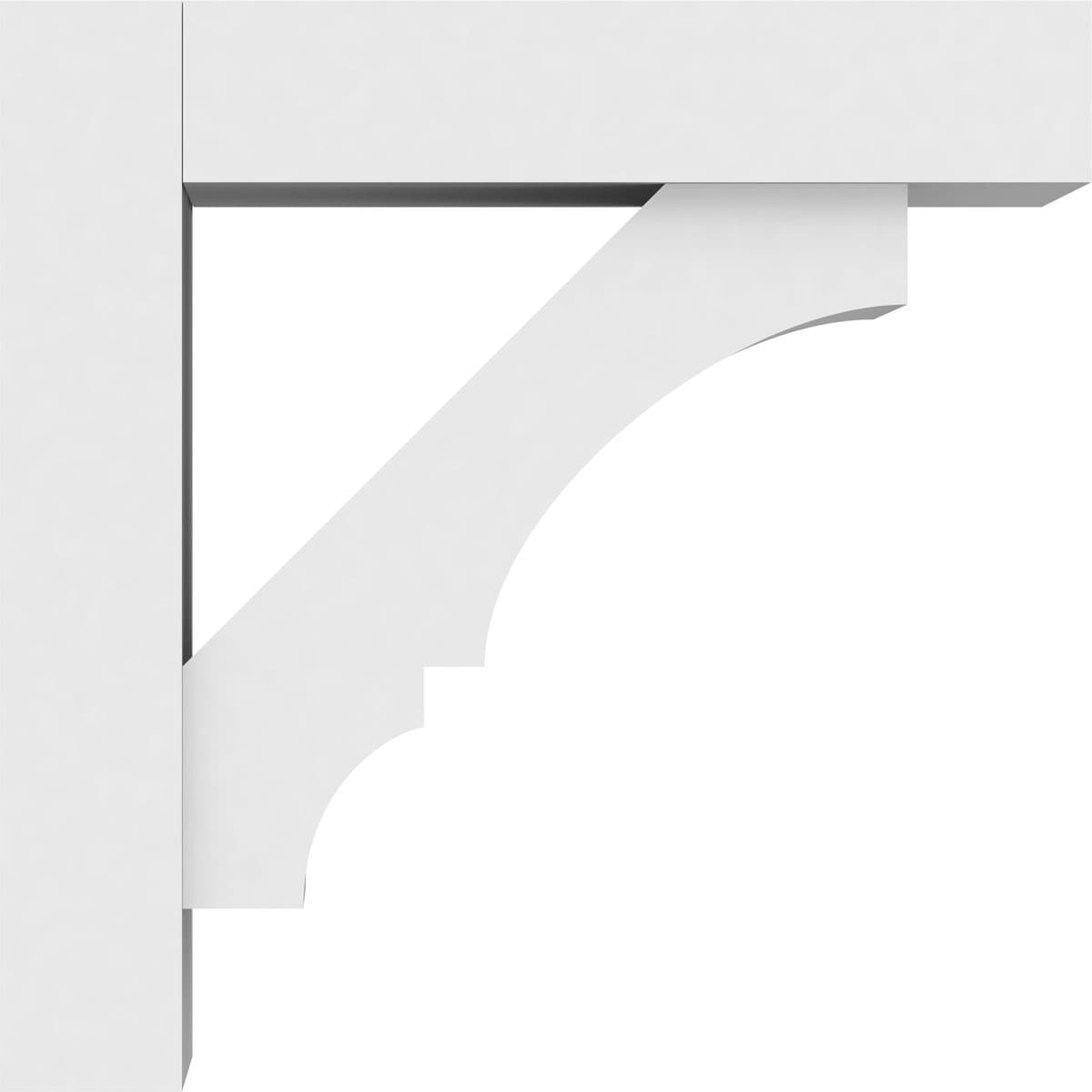 Ekena Millwork BKTP05X12X12BOA05 Exterior-Brackets-Braces - View #3