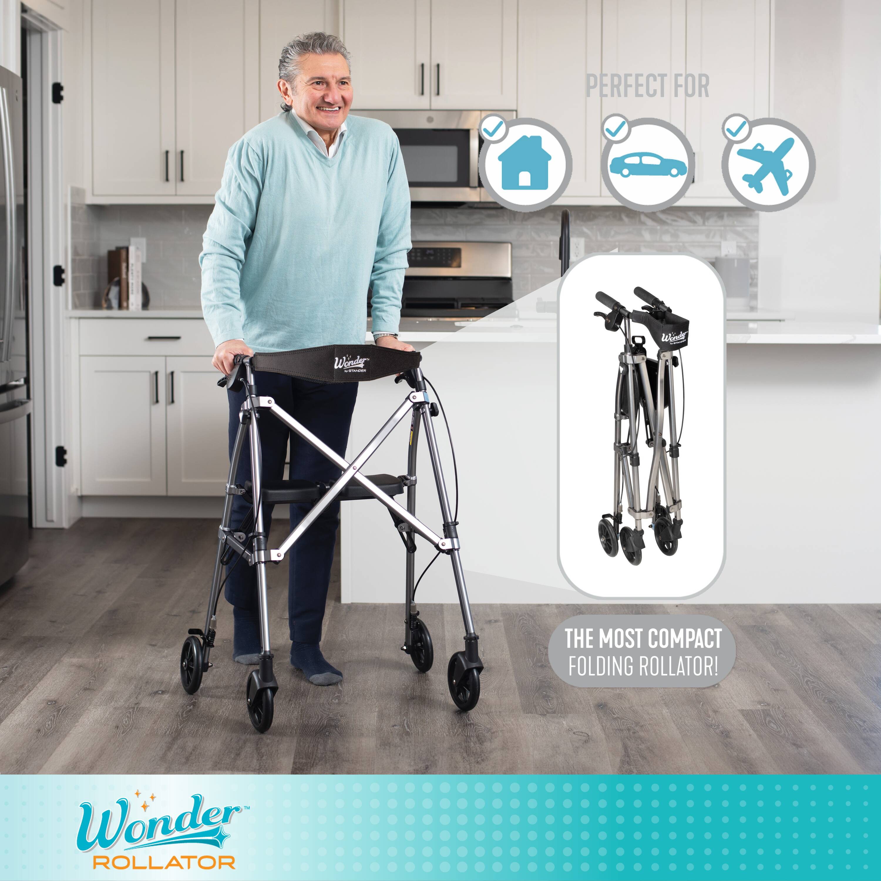 Stander 4250-BW Walkers-Wheelchairs-Rollators - View #2