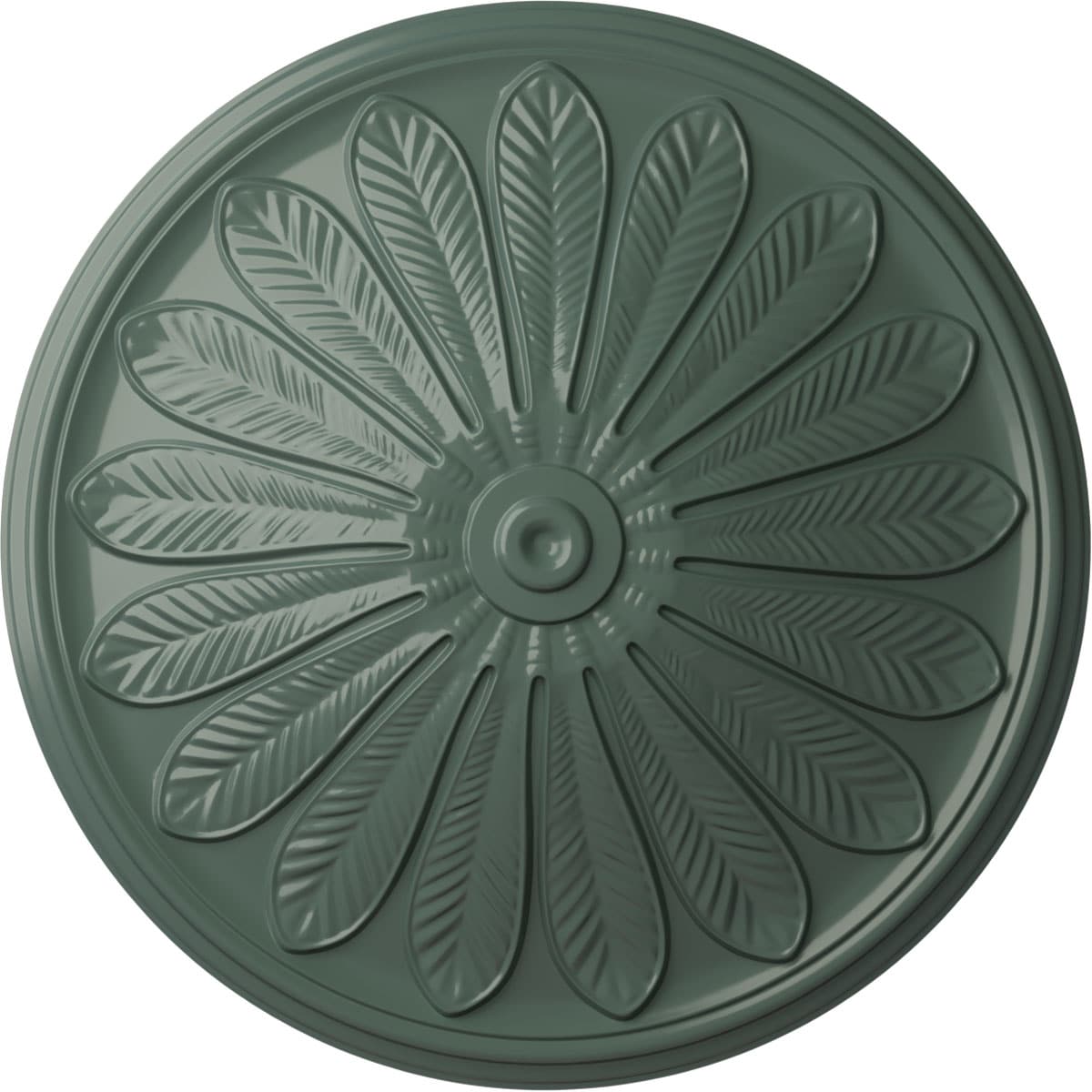 Ekena Millwork CM25BRCBF Brontes 25.5-in W x 25.5-in L Painted Cloud Burst Polyurethane Whole Ceiling Medallion
