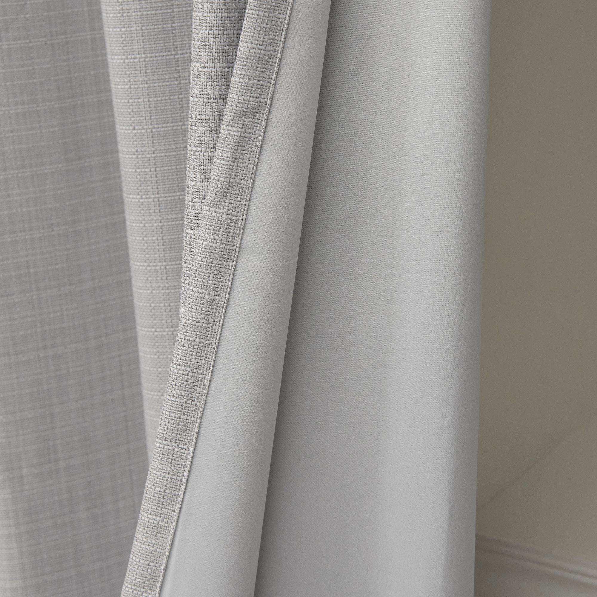 Best Home Fashion JC-07-GS-96-LT.GREY curtains - View #6
