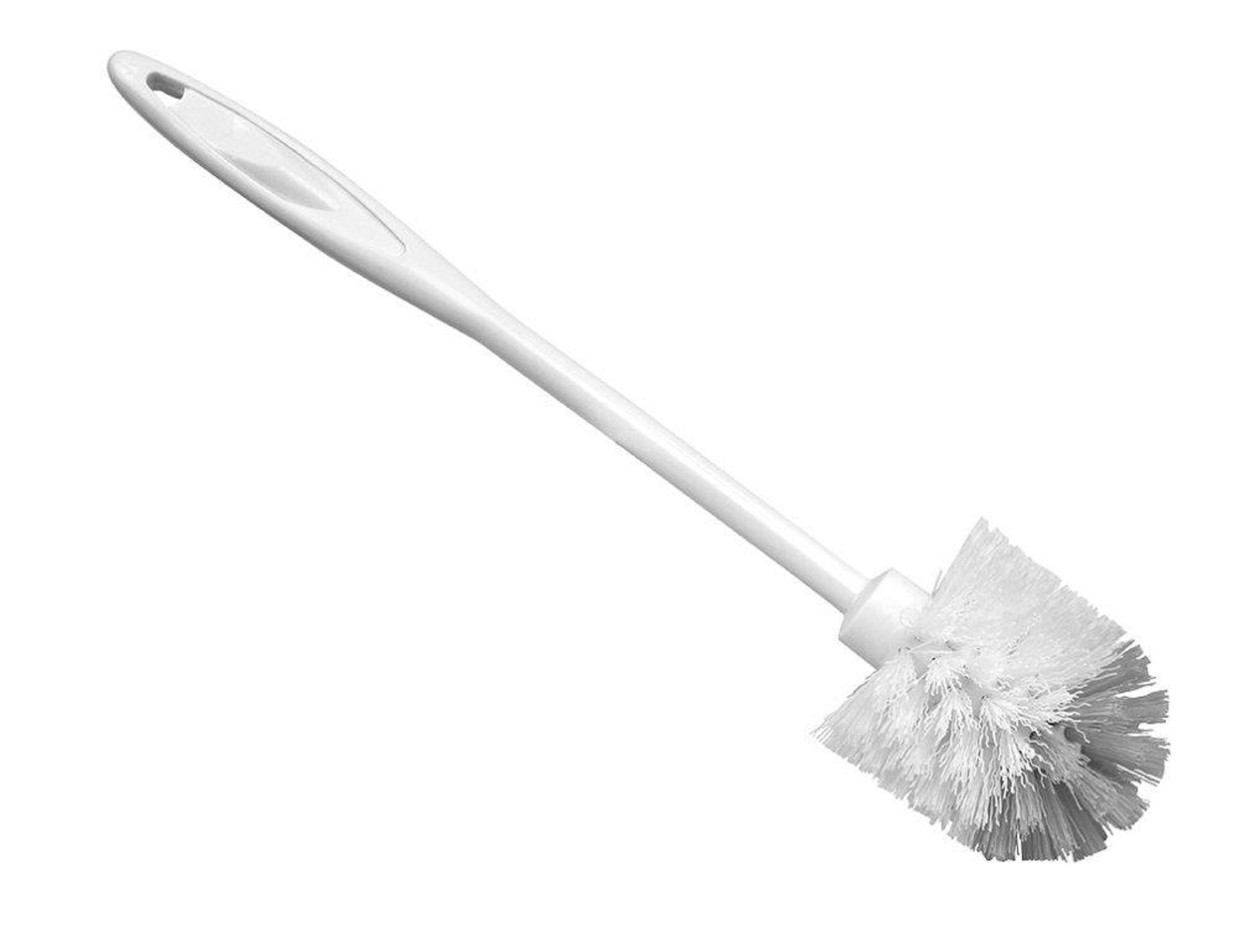 Details about   Toilet Brush Holder Set Double-Sided Brush Head Deep Cleaning with Fixed Base 