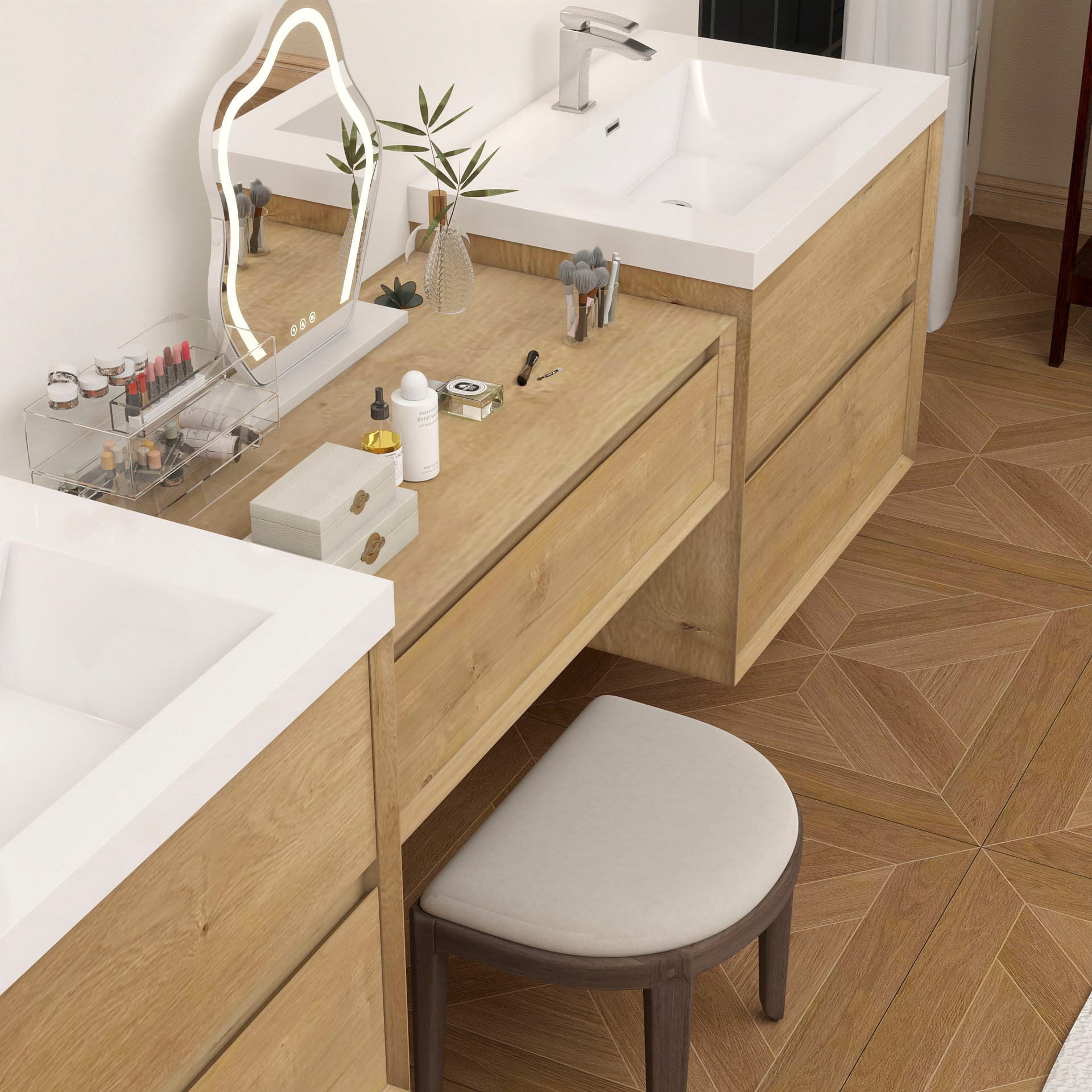 BV Better Vanity SLIM17-30+36+30-OAK Bath-Vanity-Combo - View #6