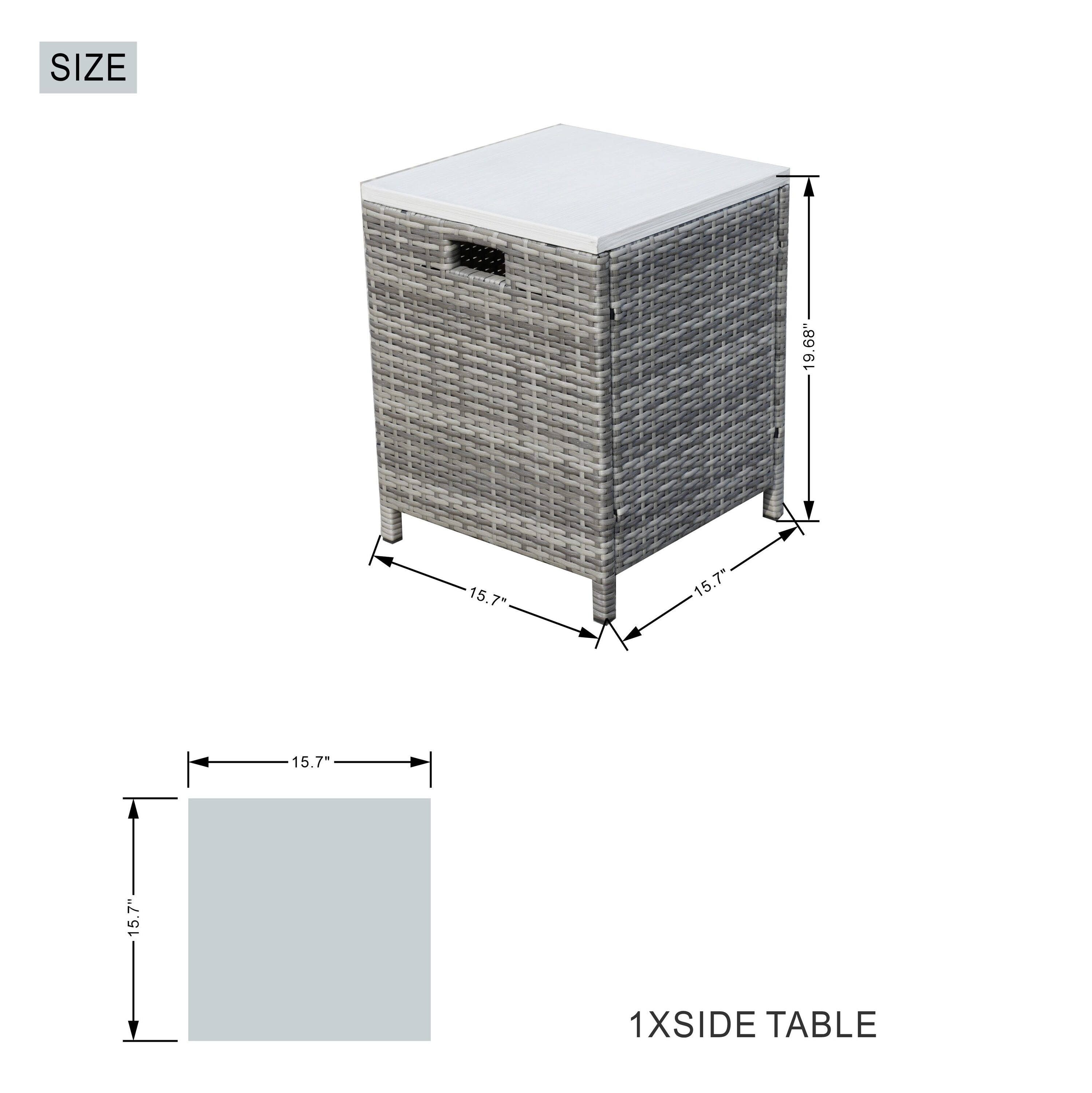 Direct Wicker DWF-1802P-H Outdoor-Gas-Firepits - View #14