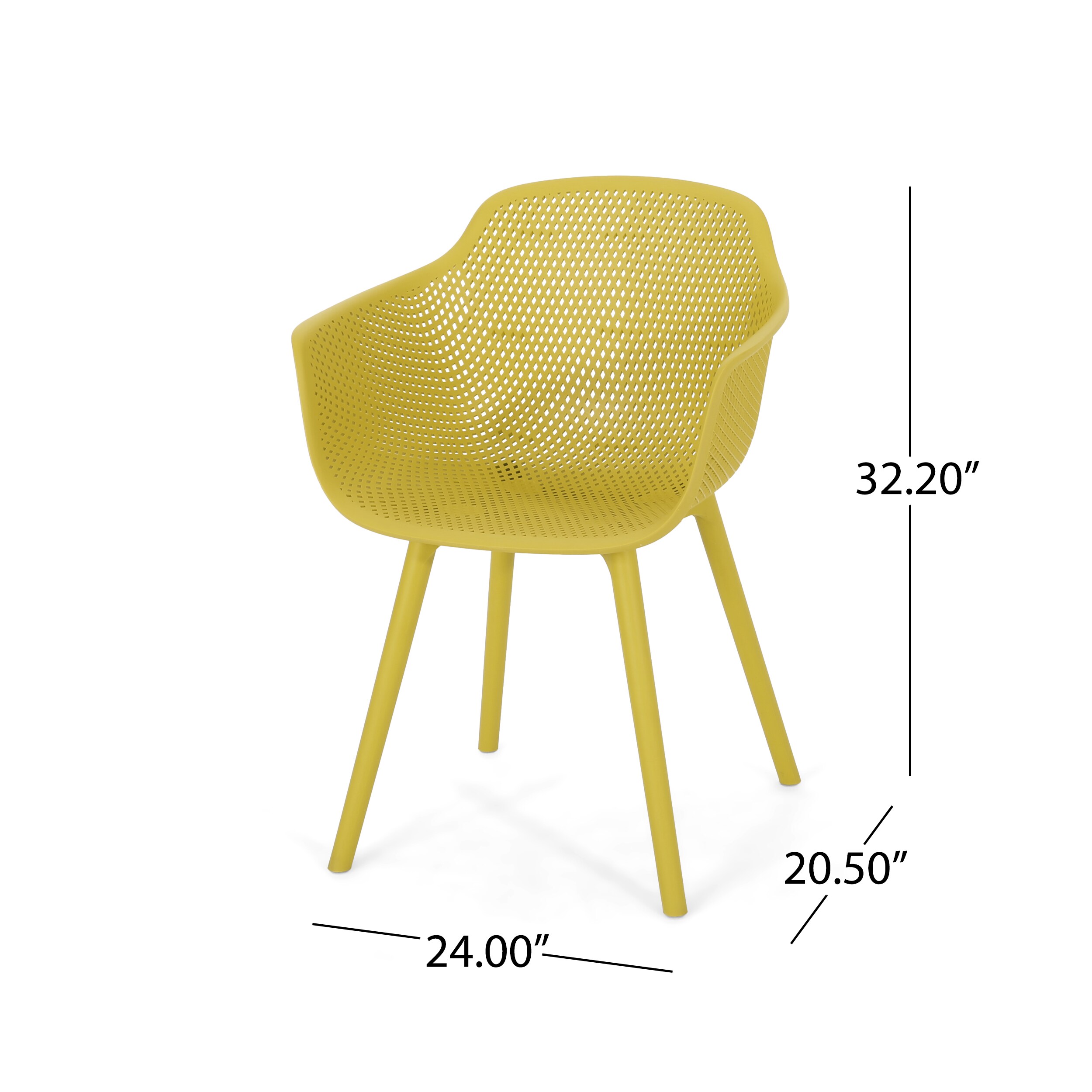 ModernLuxe L3P-69068.00YLW Patio-Chairs - View #3