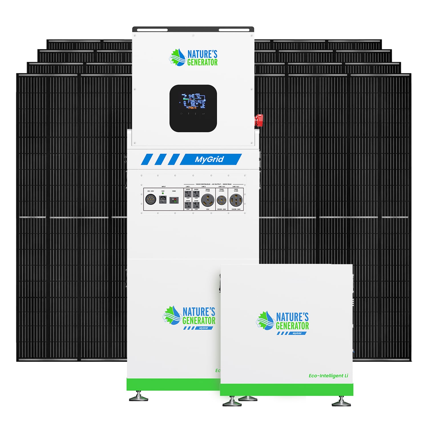 NATURE'S GENERATOR 10000-Watt Off-Grid Inverter #NGMGTNPT