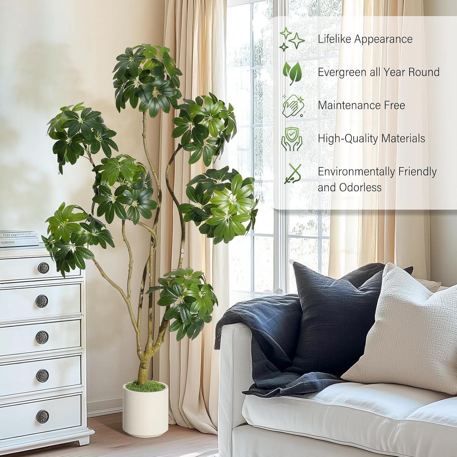 GarveeLife DUKE-PHK-359QHDTP Artificial-Plants-Trees - View #6