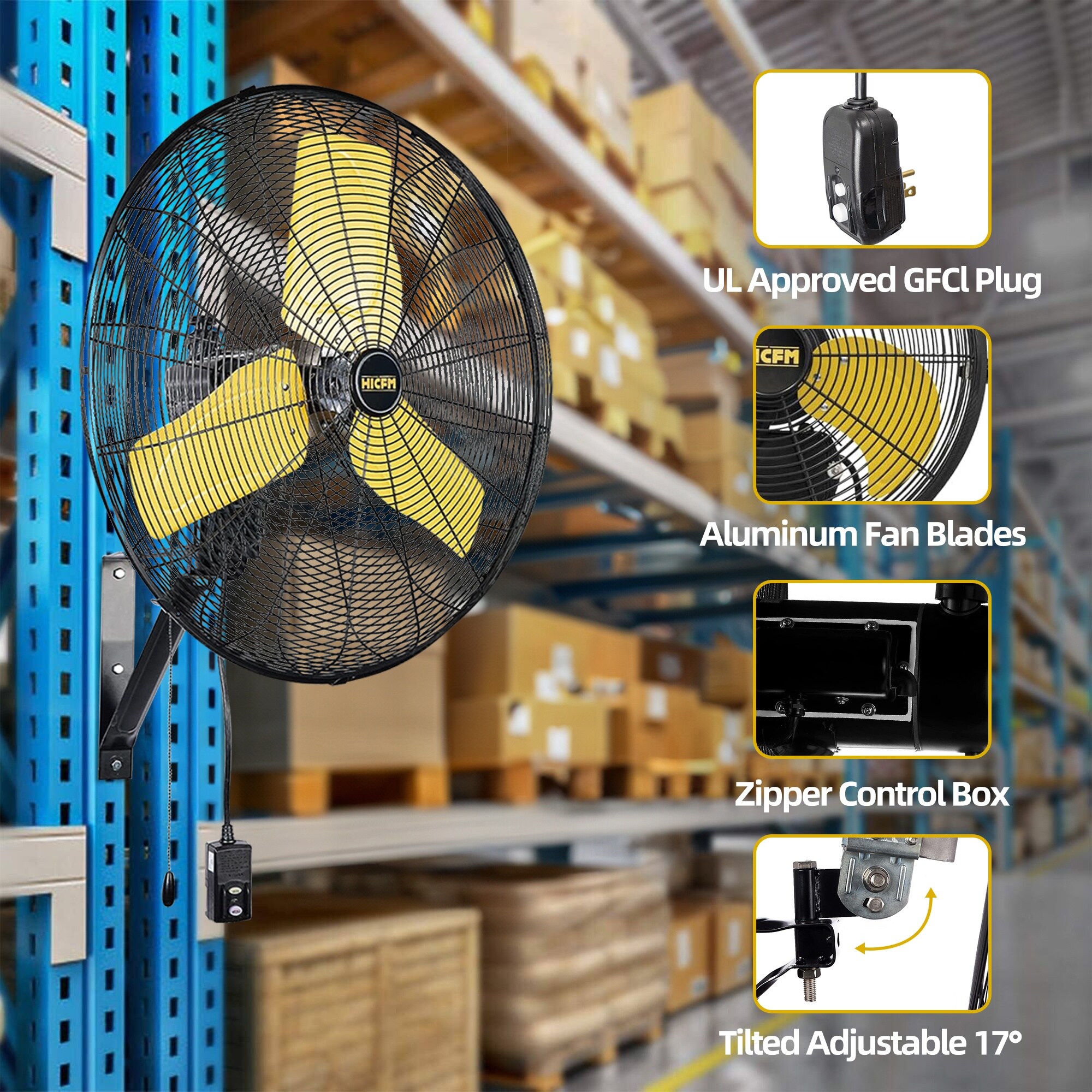  WMFAN-OW24S Wall-Mounted-Fans - View #4