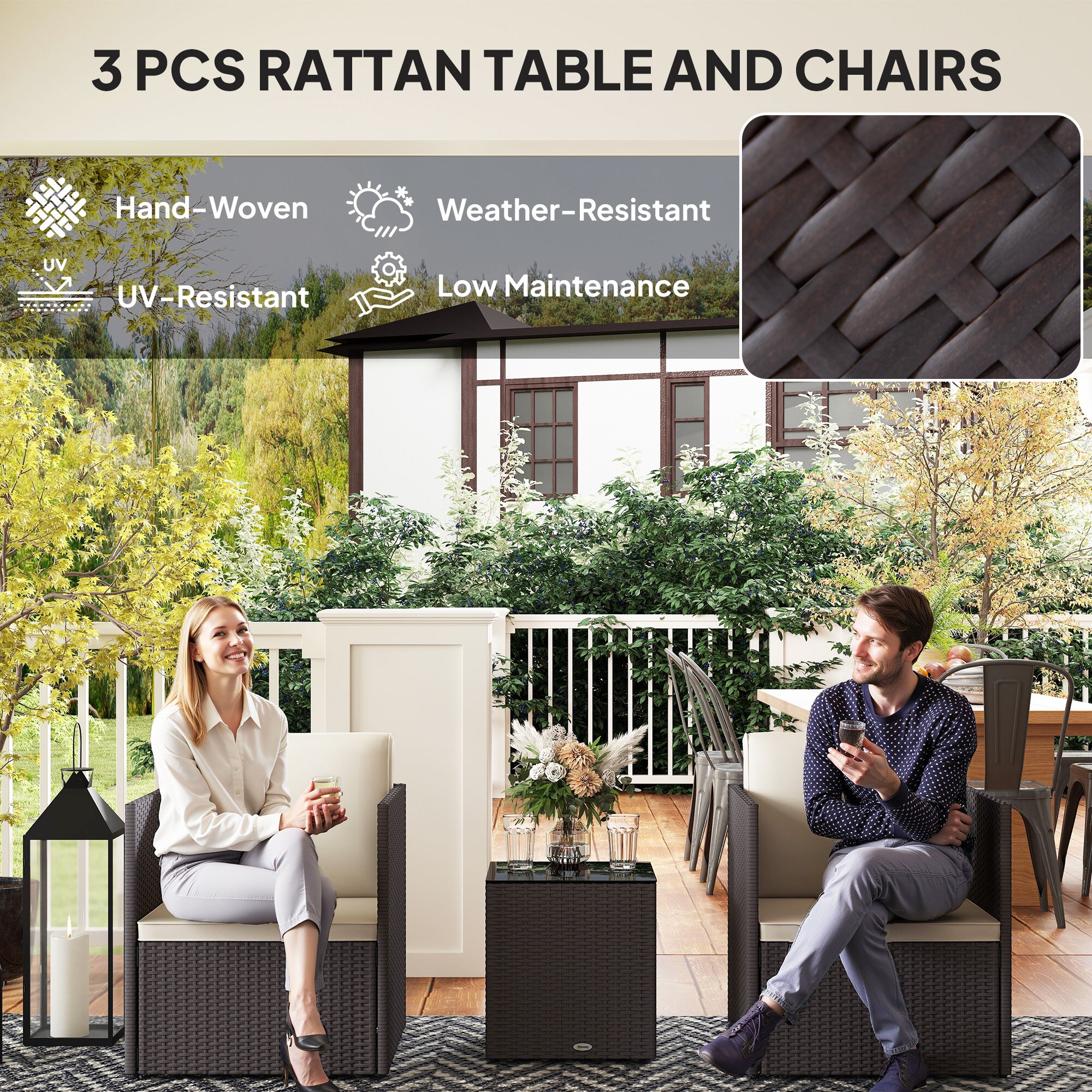 Outsunny 863-162V00BN Patio-Conversation-Sets - View #9