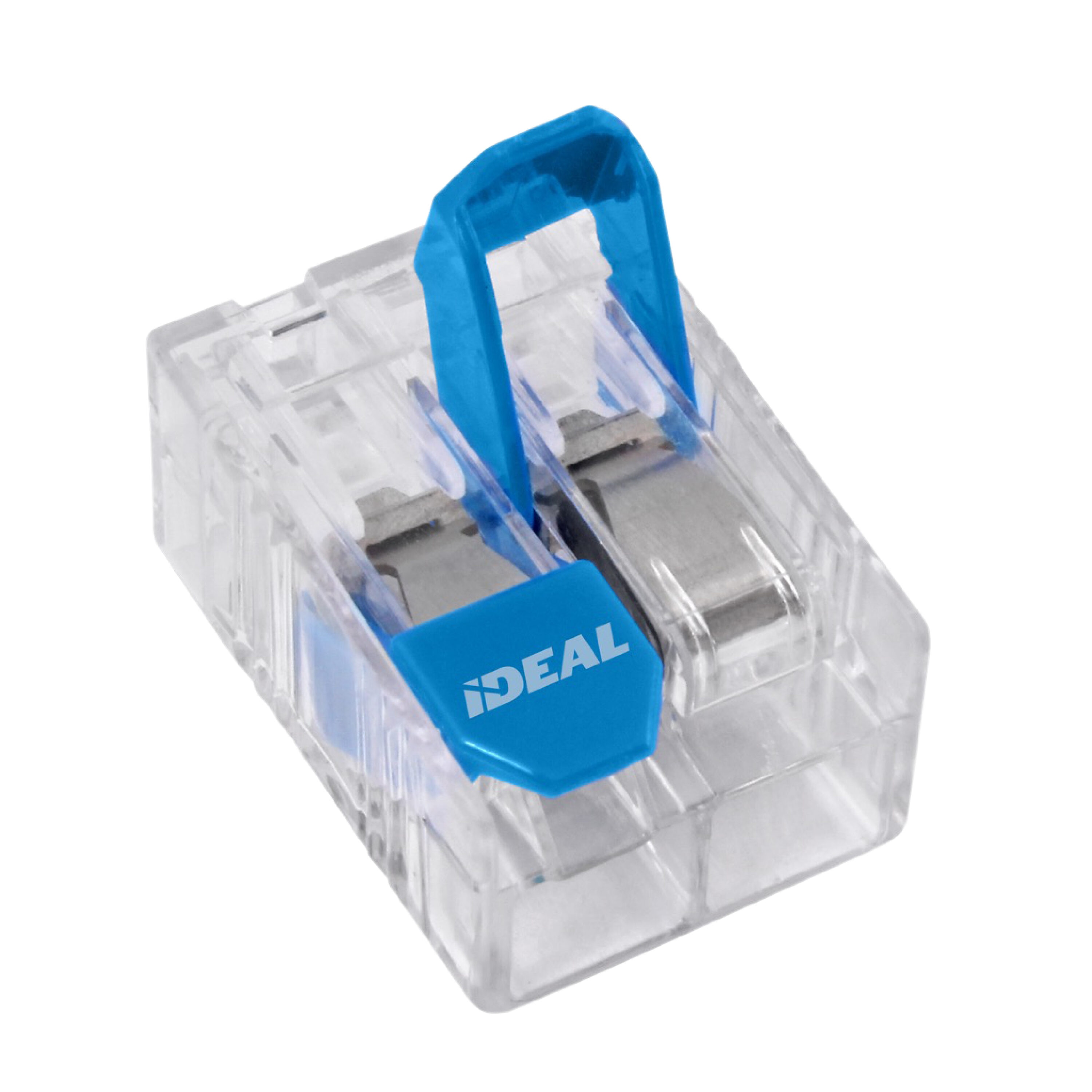 IDEAL 30-16L32 Lever wire connectors 2 Clear/Blue ( 1000 -Pack )