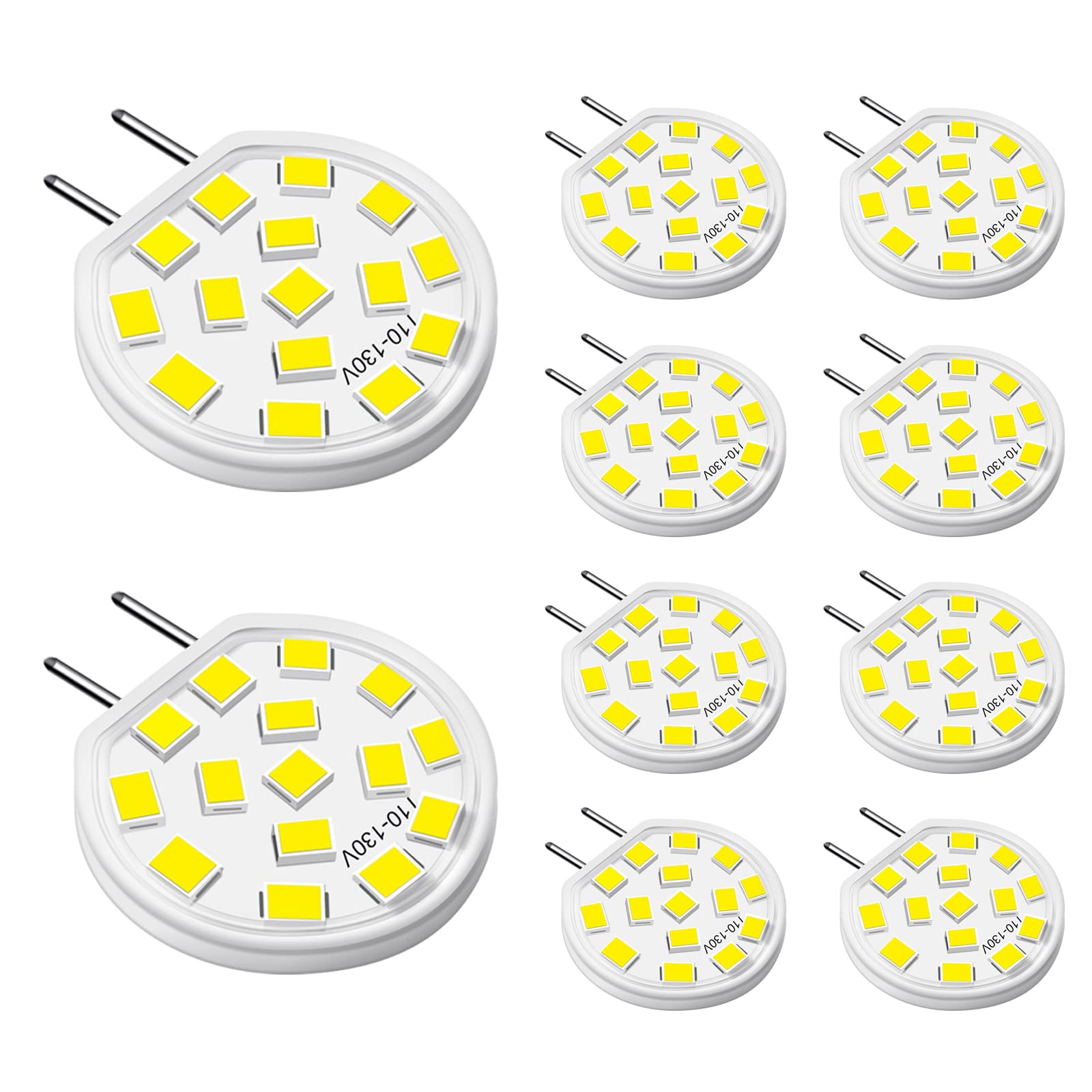 IUEST G8 LED Bulb Dimmable 3W Equivalent to 30W 35W Halogen T4 JCD Bi ...