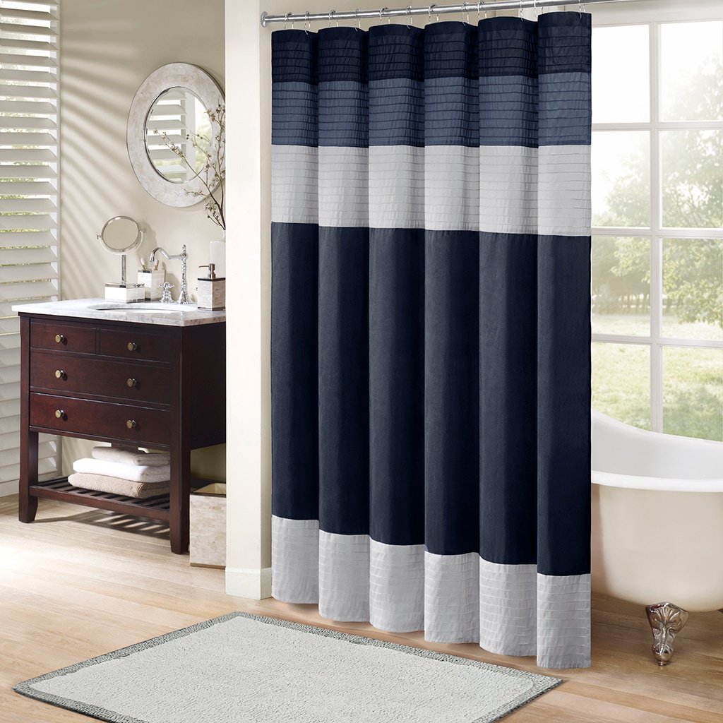 FAVSH LYON-B03598586 Faux Silk Shower Curtain
