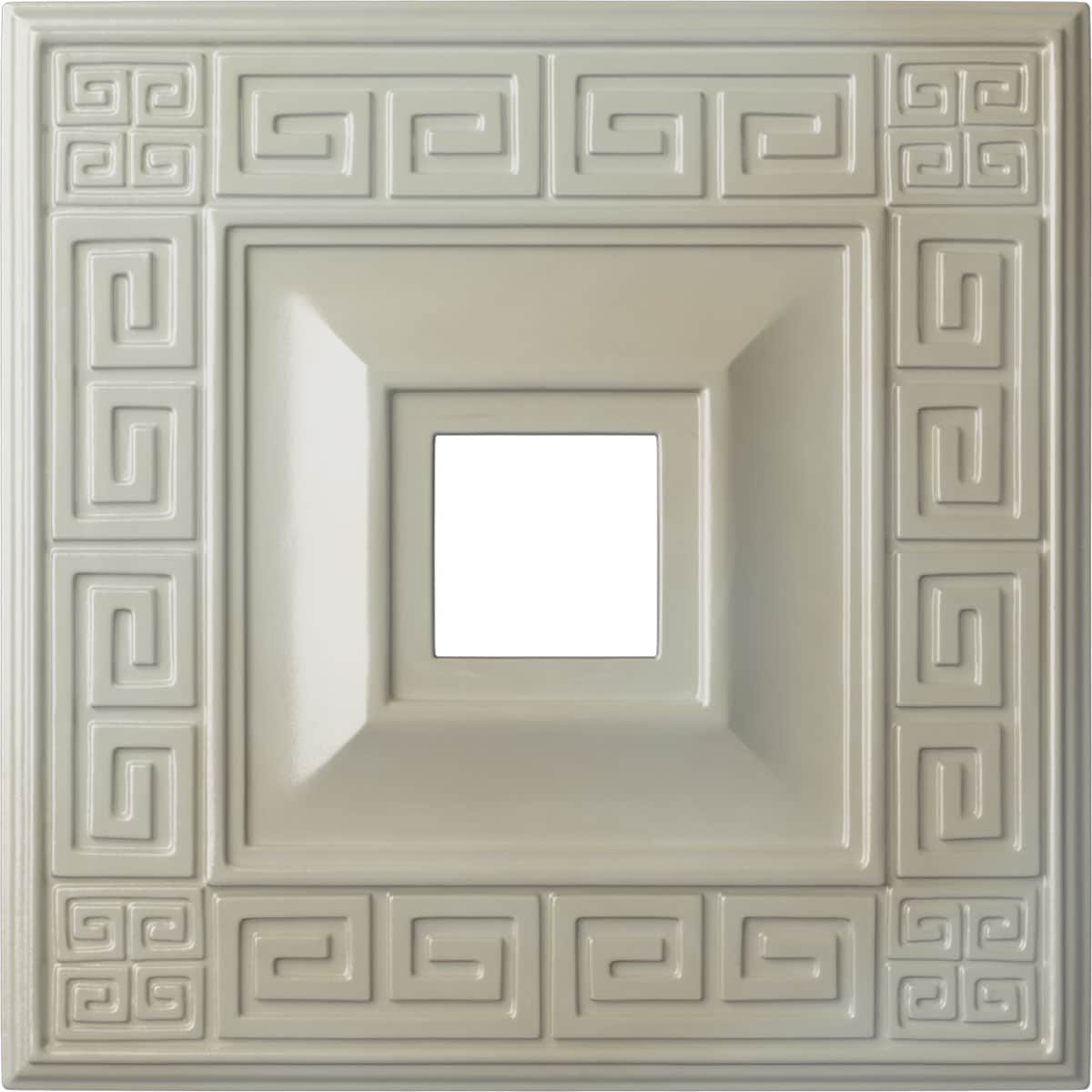 Ekena Millwork CM18ERFBS Eris 18-in W x 18-in L Painted Flash Blue Polyurethane Whole Ceiling Medallion