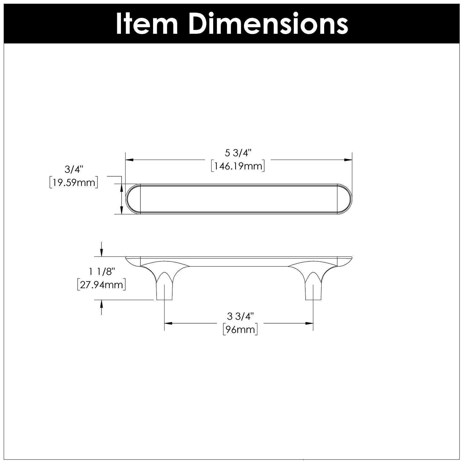 Hickory Hardware H078779SN Cabinet-Pulls - View #4