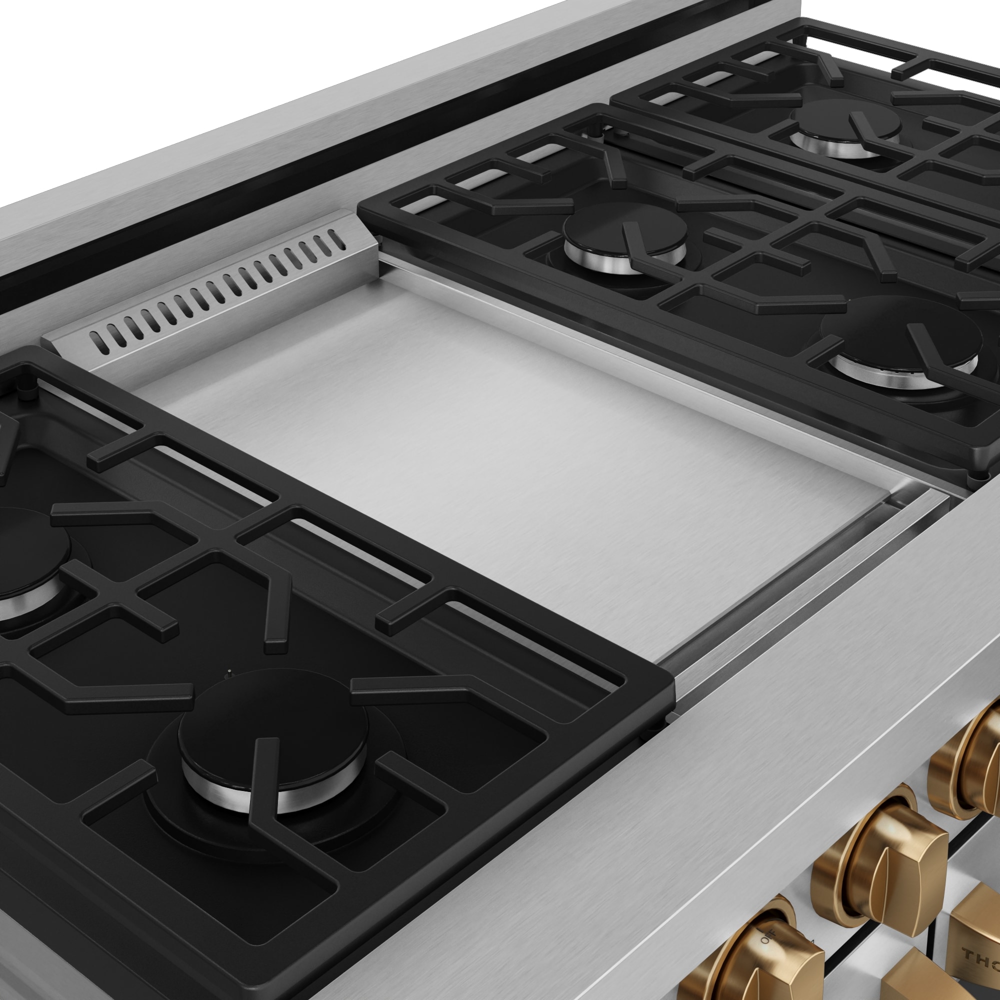 Thor Kitchen RSG48E-BRZ Double-Oven-Gas-Ranges - View #3