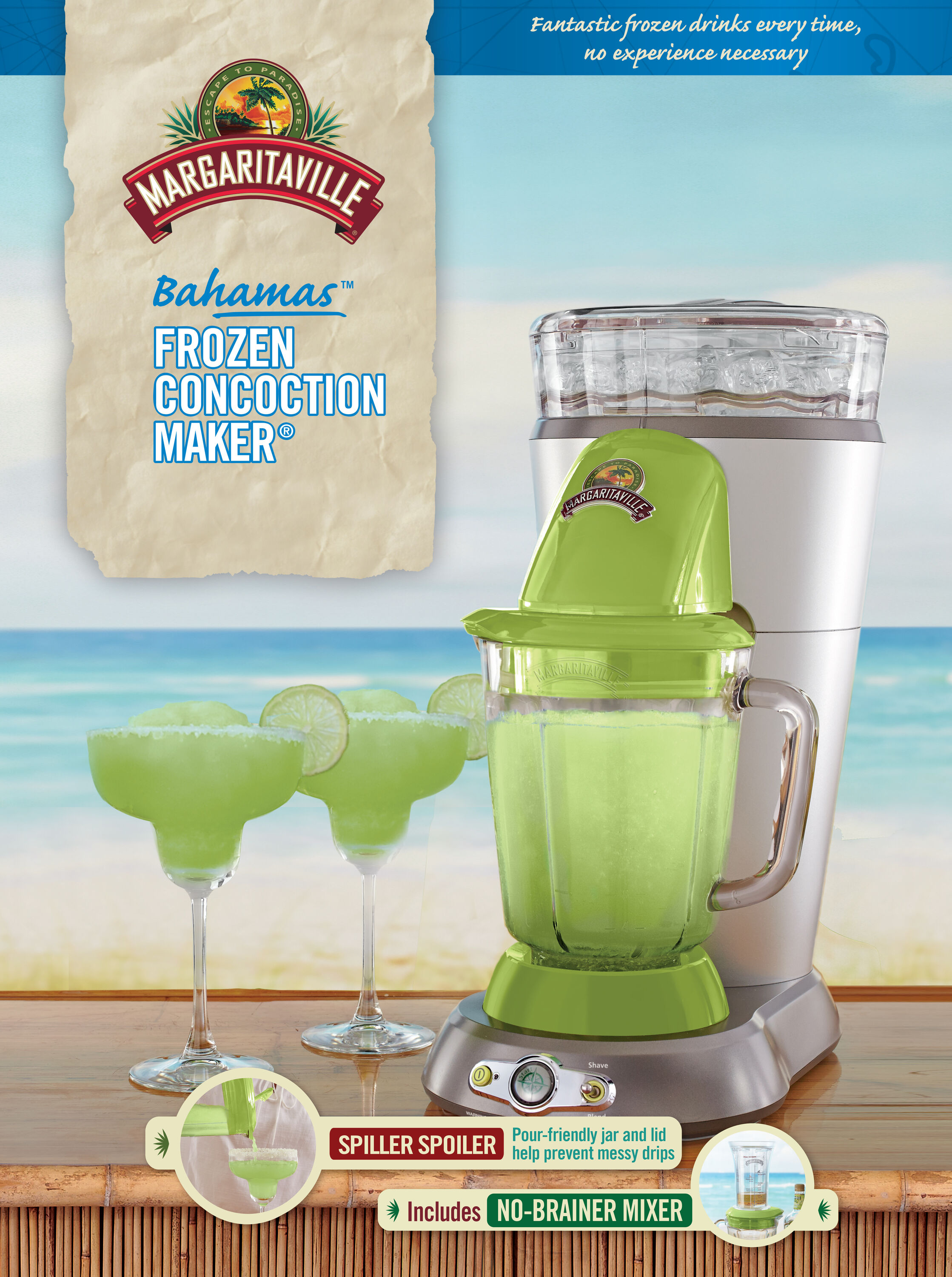 Jimmy Buffet Margarita Margaritaville Bahamas Frozen Slush Drink Machine  Blender