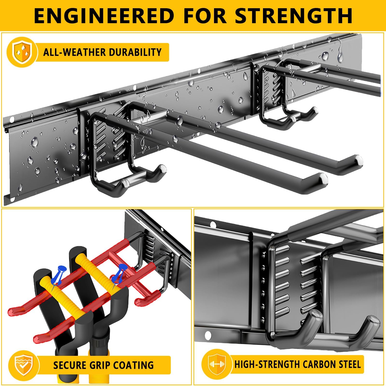 Afoxsos LAF0127H40 Garage-Storage-Hooks - View #4