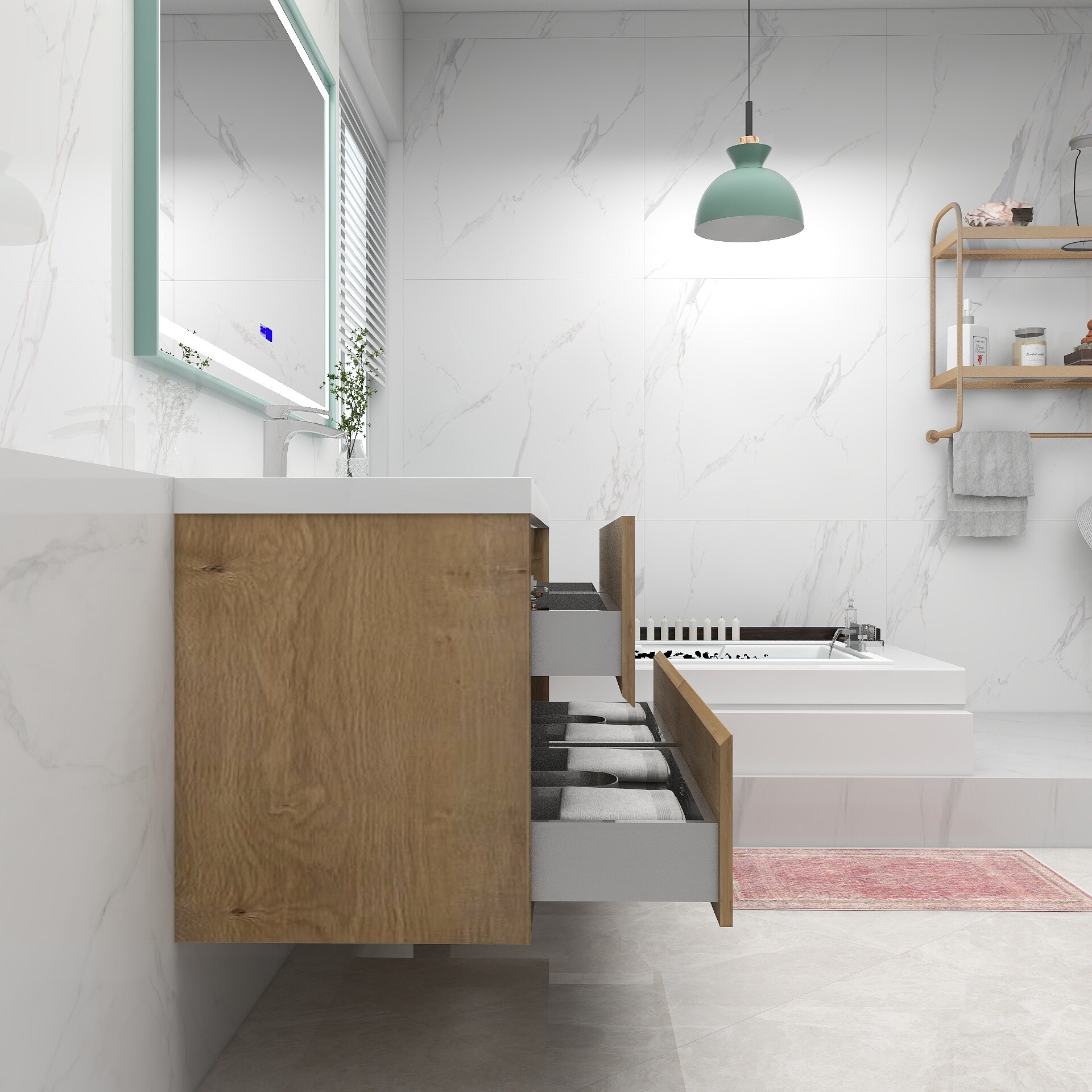 BV Better Vanity SLIM60SL-OAK Bath-Vanity-Combo - View #5