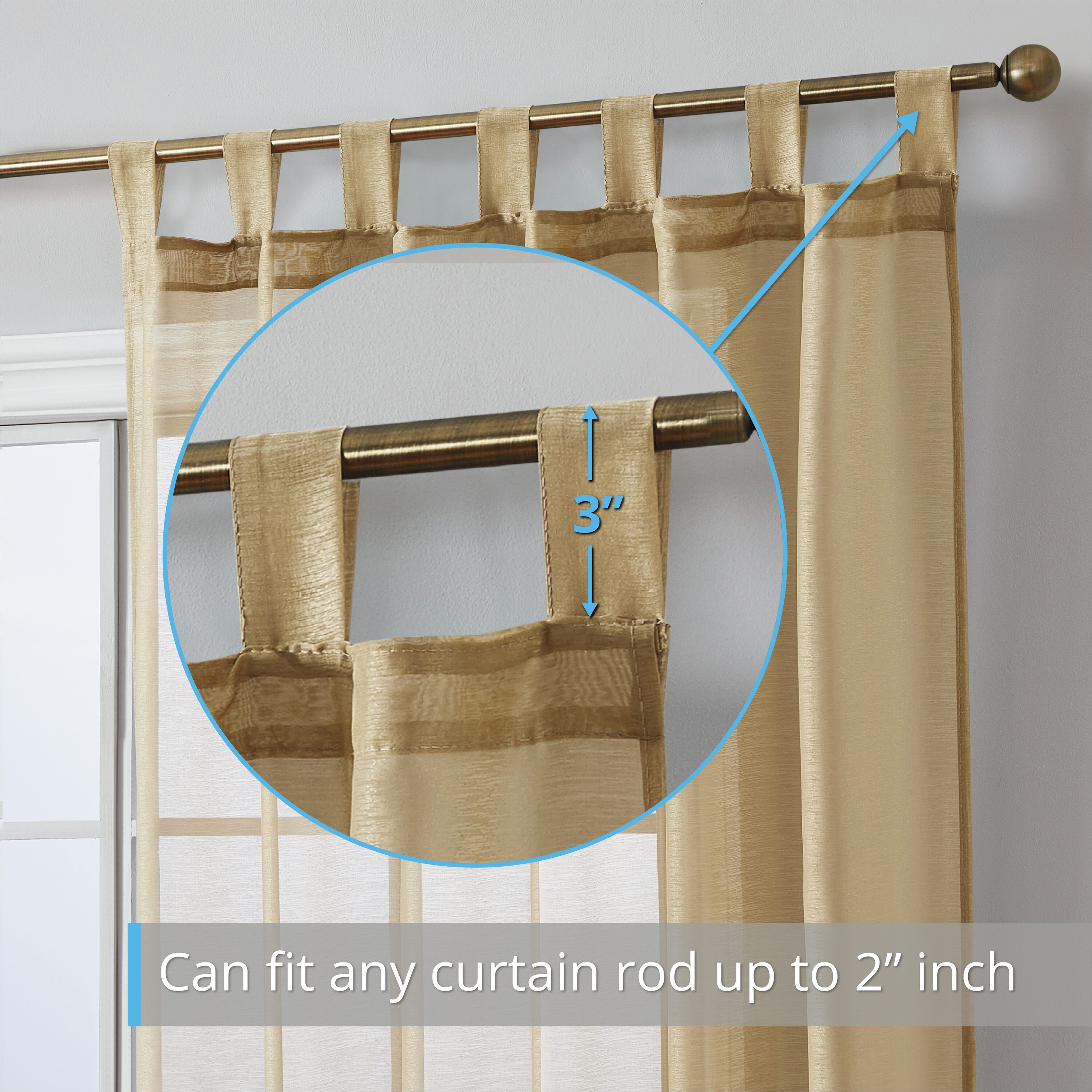 HLC.me ADISN-TBTP-72-TAUP curtains - View #2