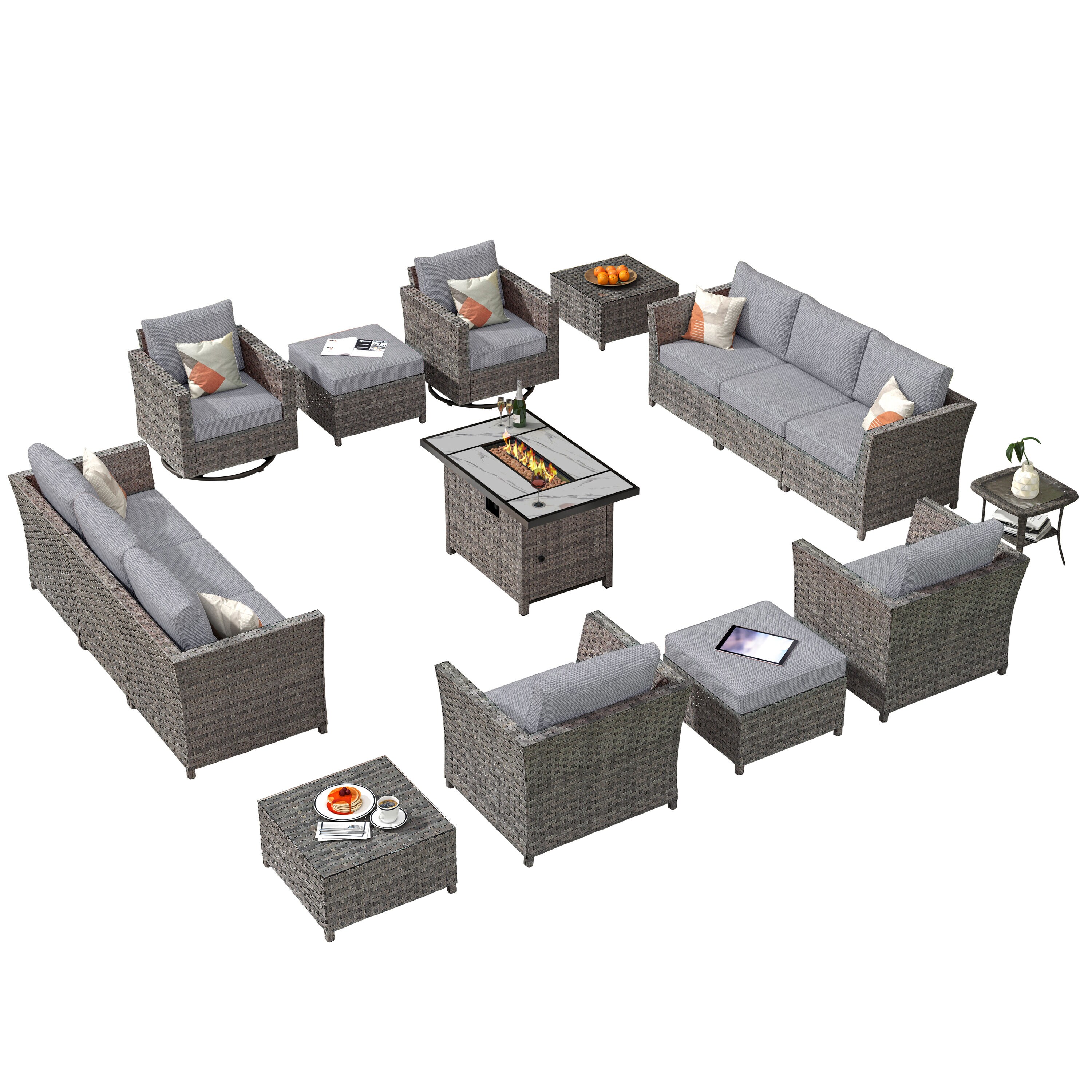 weaxty HMBCFPYZBRS2015 Patio-Conversation-Sets - View #8