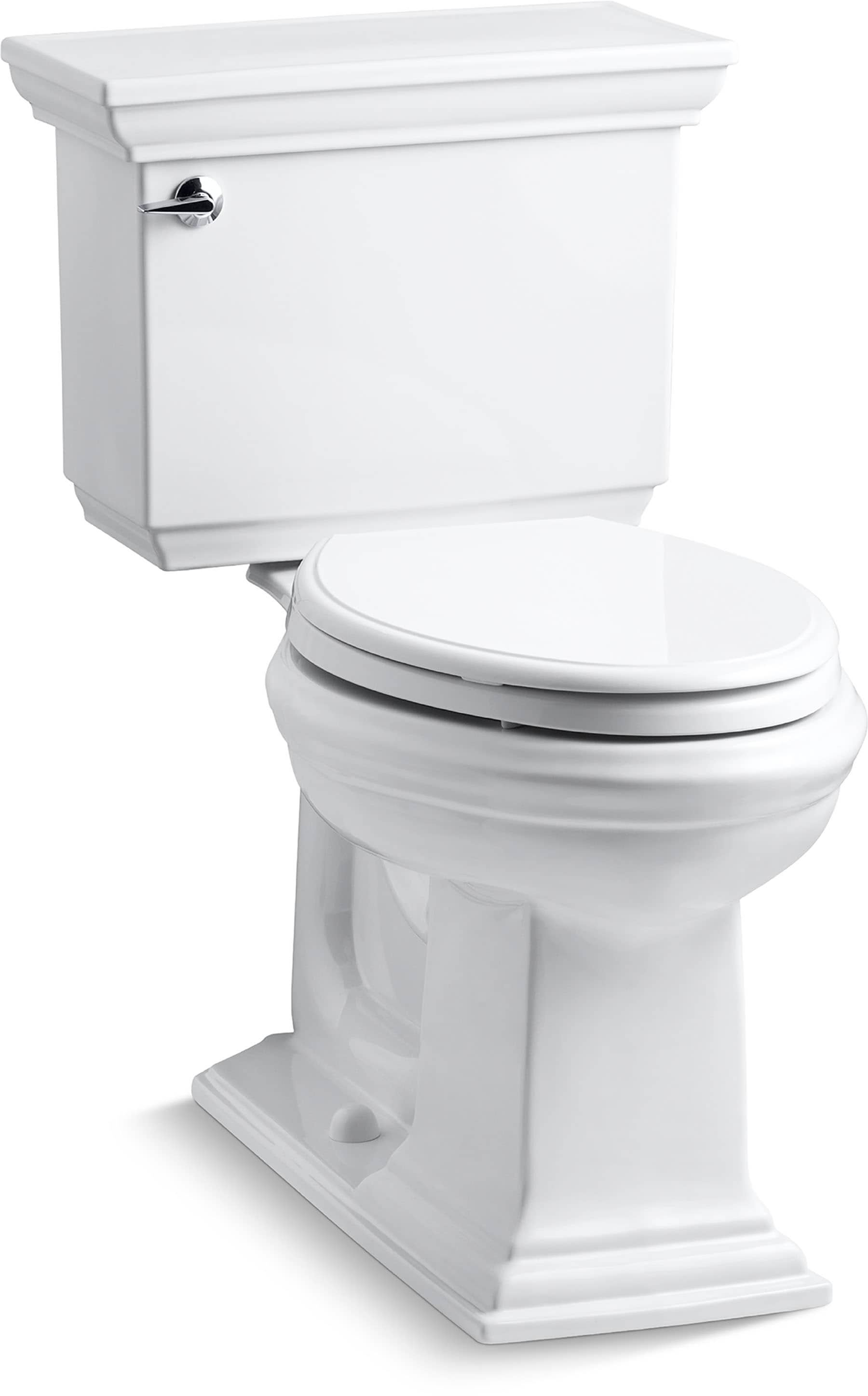 Memoirs White Elongated Chair Height 2-piece WaterSense Soft Close Toilet 12-in Rough-In 1.28-GPF | - KOHLER 98994-0