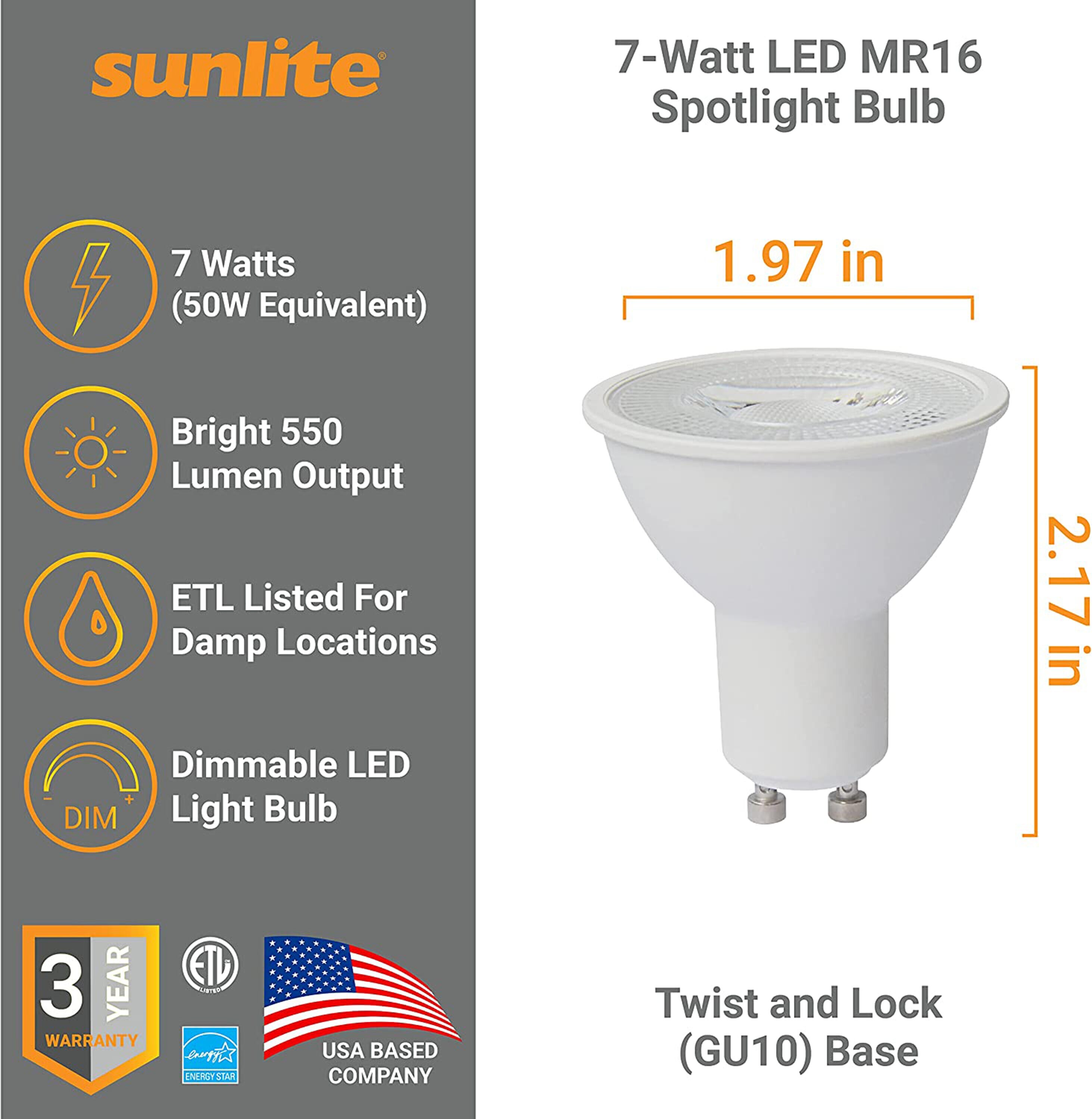 Sunlite LW07191 Led-Flood-Spot-Light-Bulbs - View #2